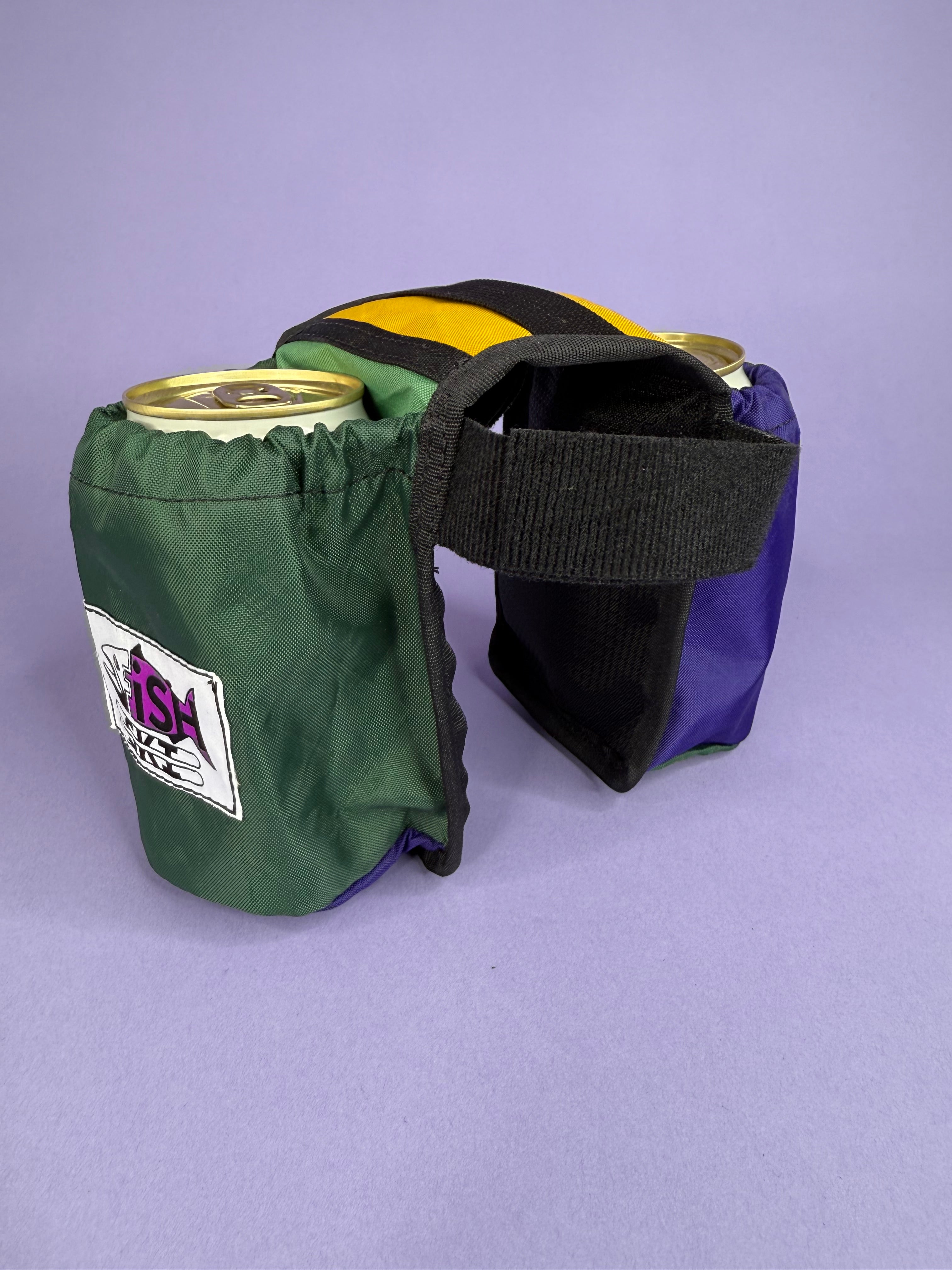Green/Purple 2-Pack Beverage Carrier