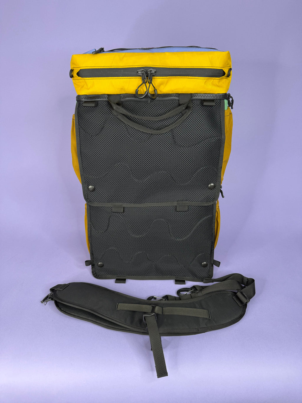 Green/Purple Backpack Pannier