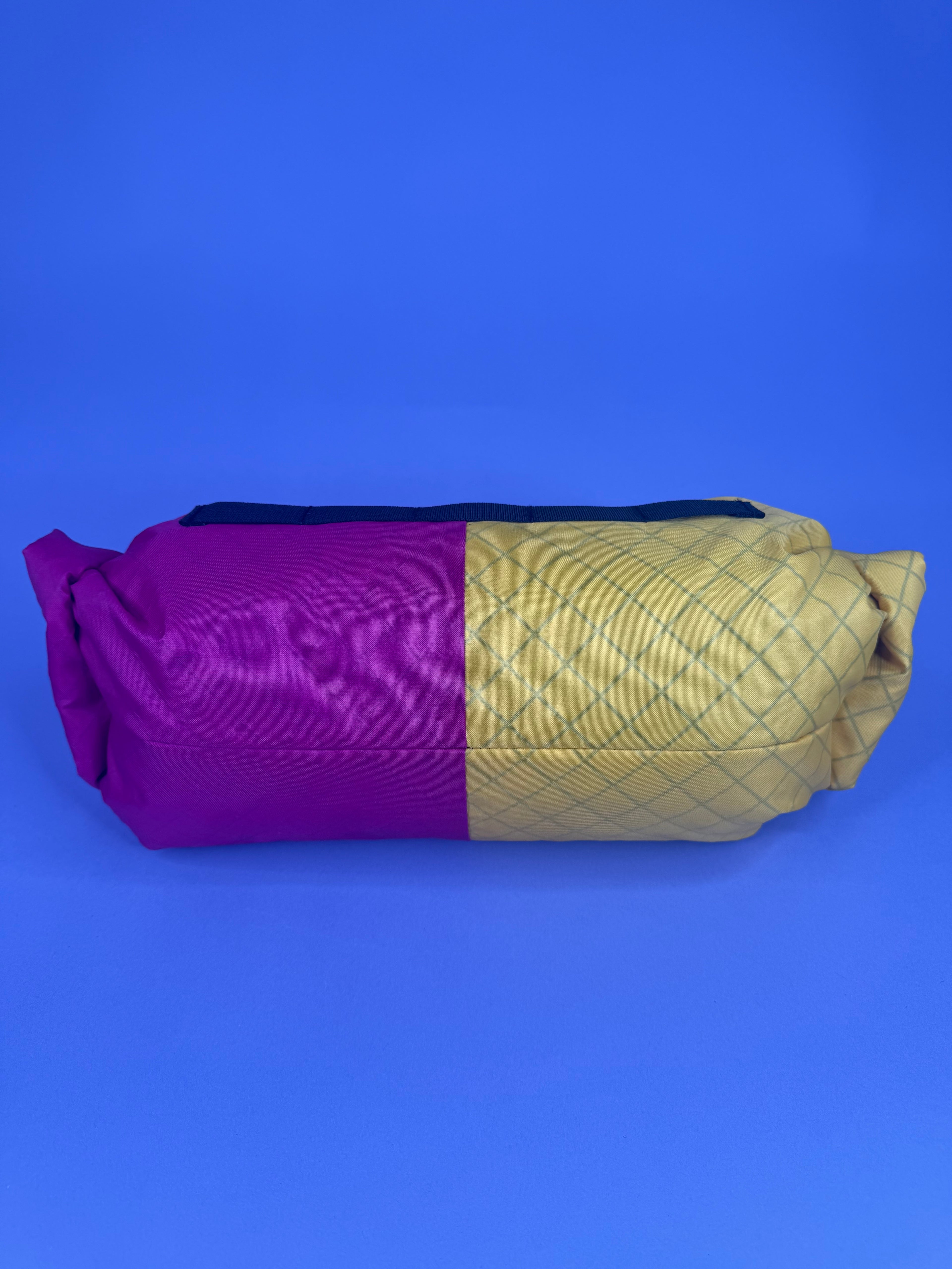 Yellow/Fuchsia Double Roll Bag