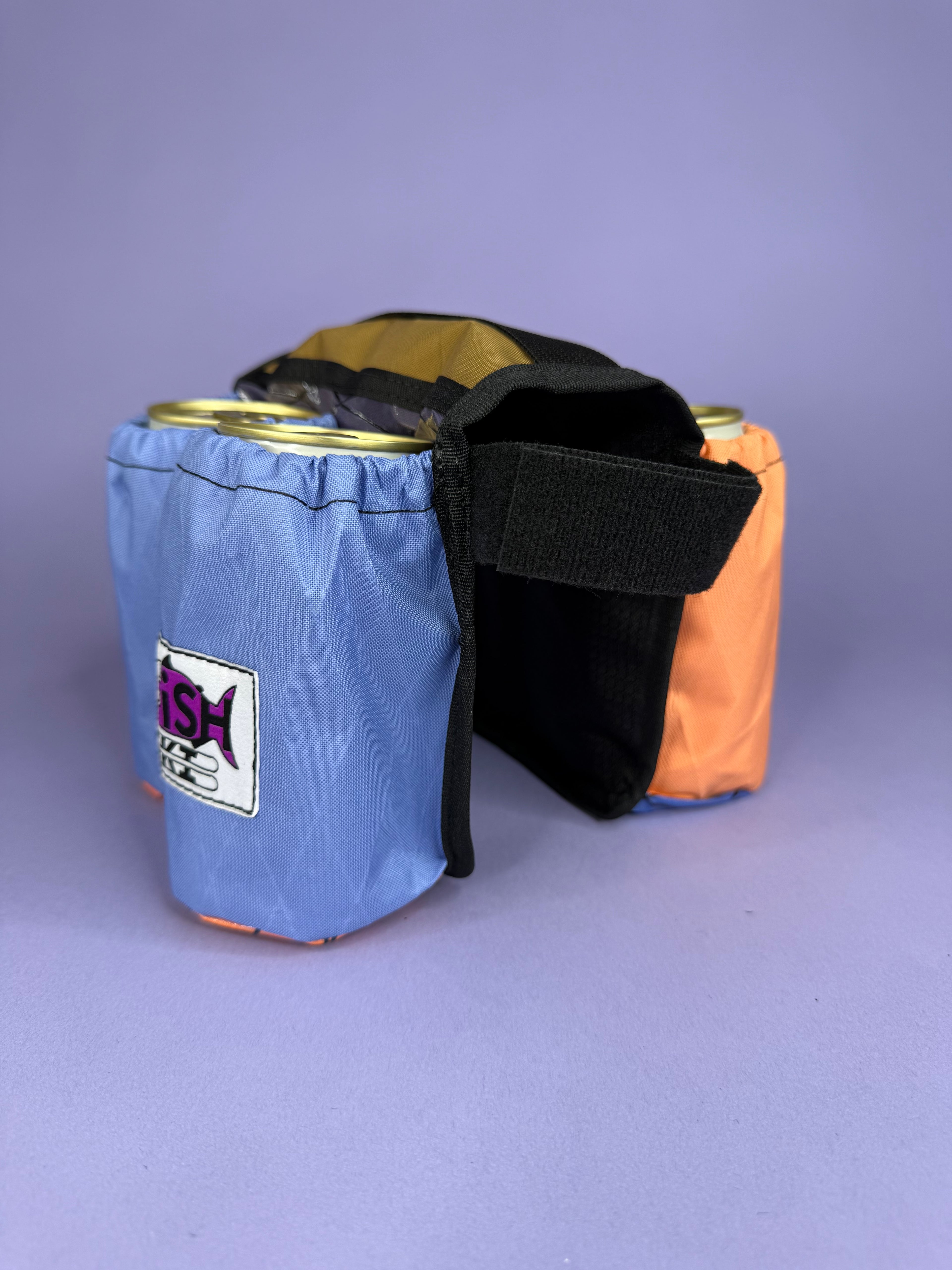 Bluebell/Coral 4-Pack Beverage Carrier