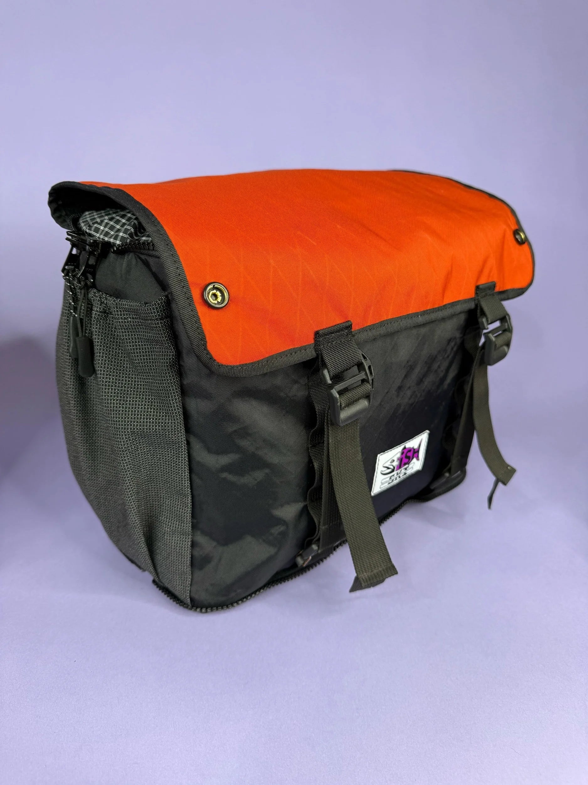 Black/Red Backpack Pannier