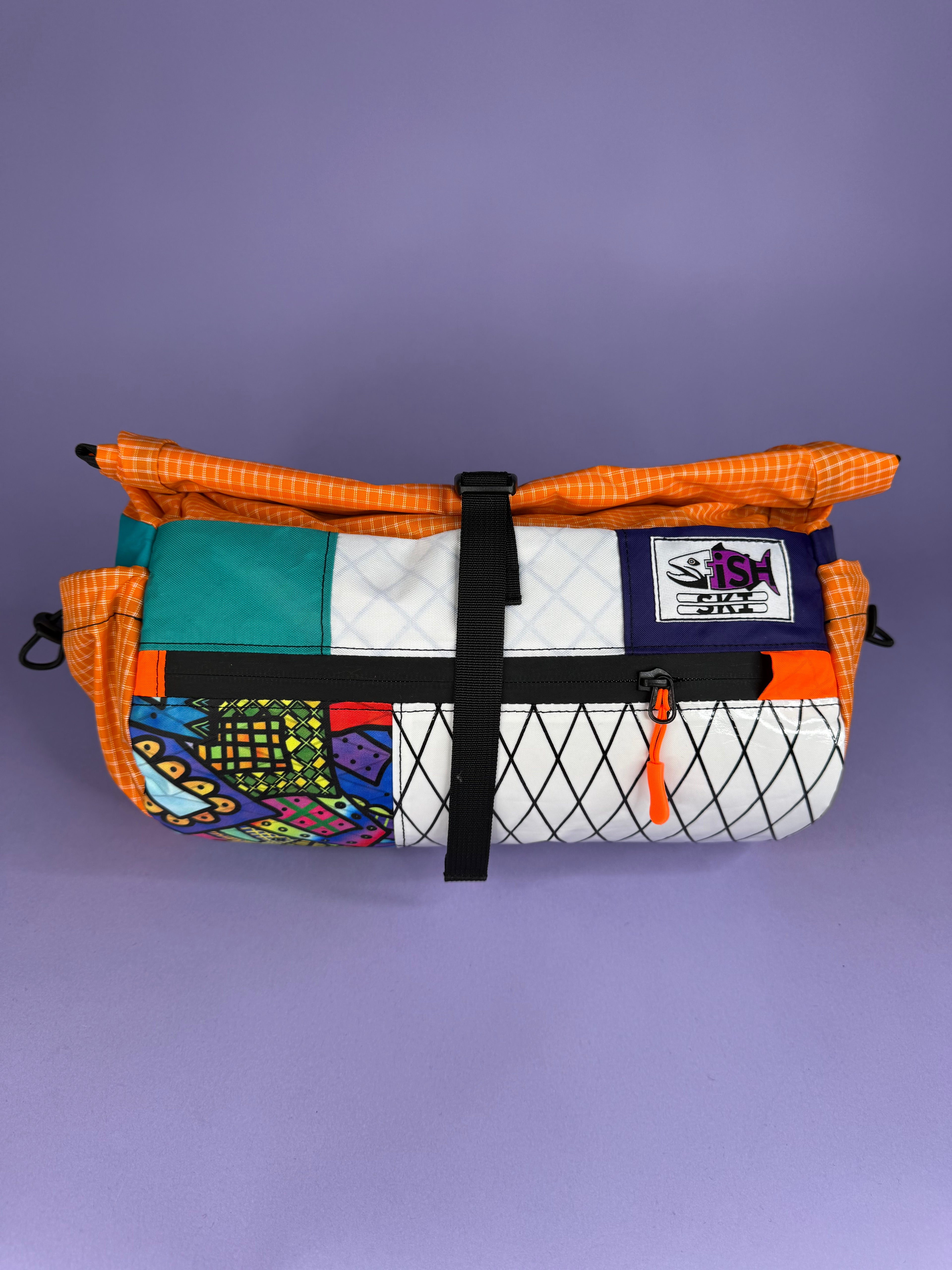 Coloring Book Patchwork Fanny pack/ Handlebar bag