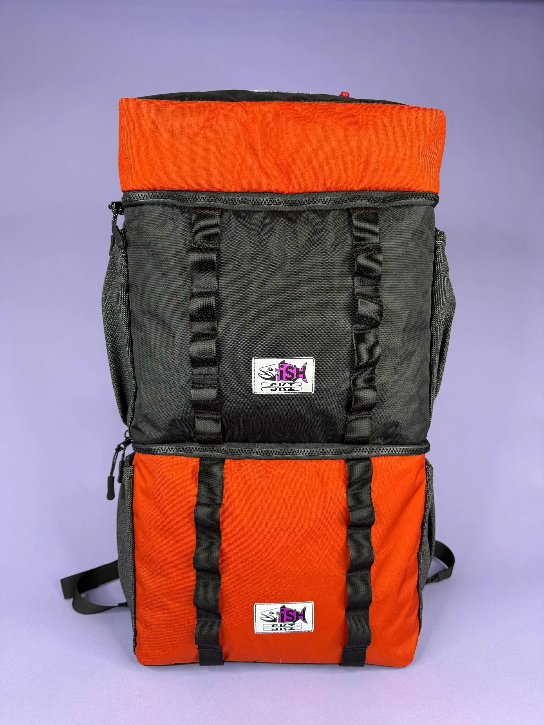 Black/Red Backpack Pannier