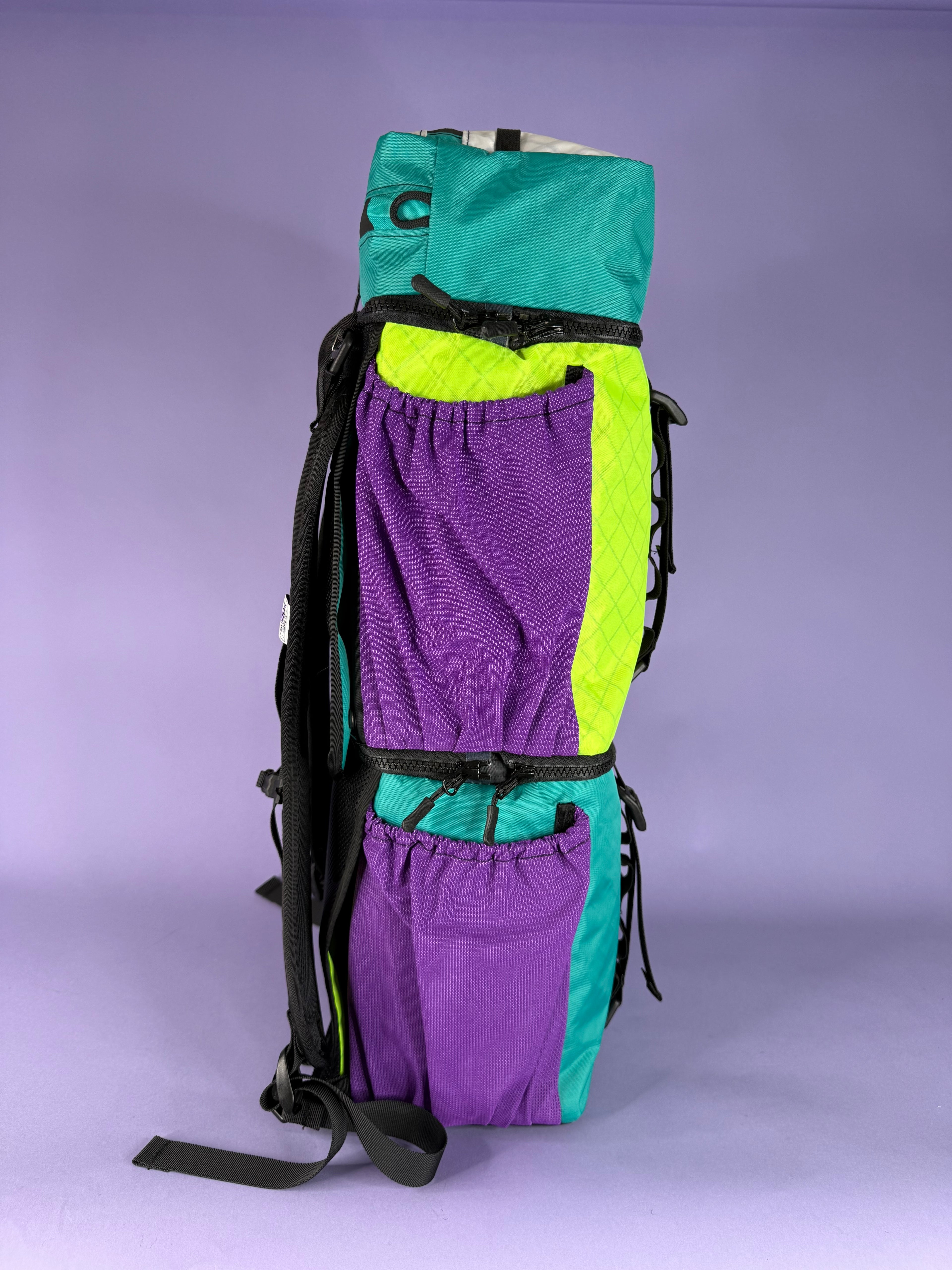 Teal/High-Vis Backpack Pannier