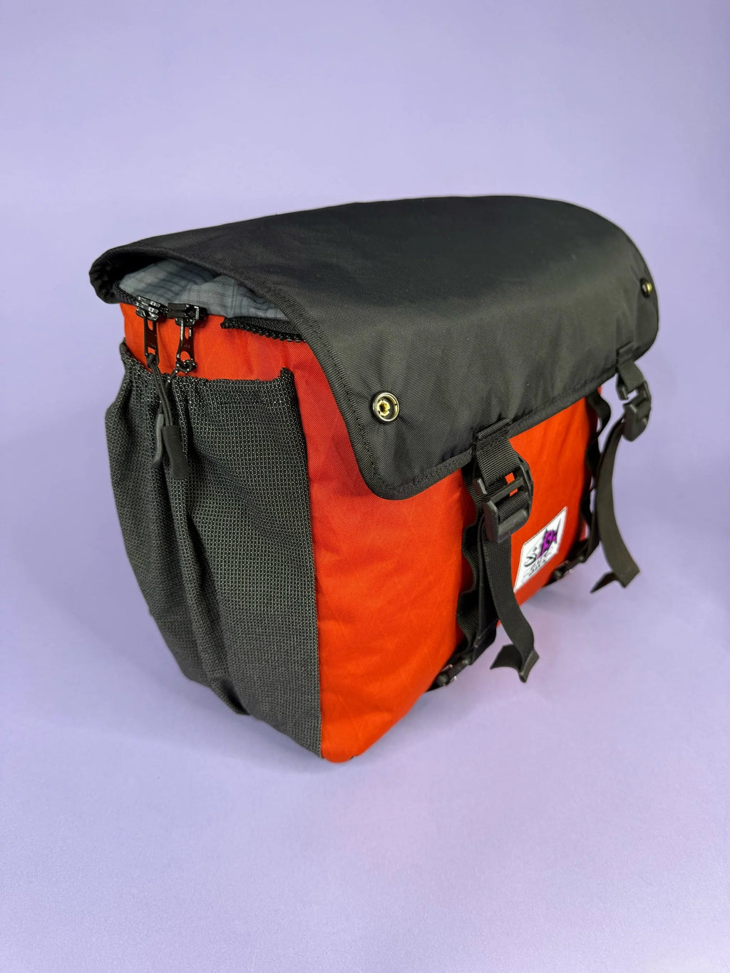 Black/Red Backpack Pannier