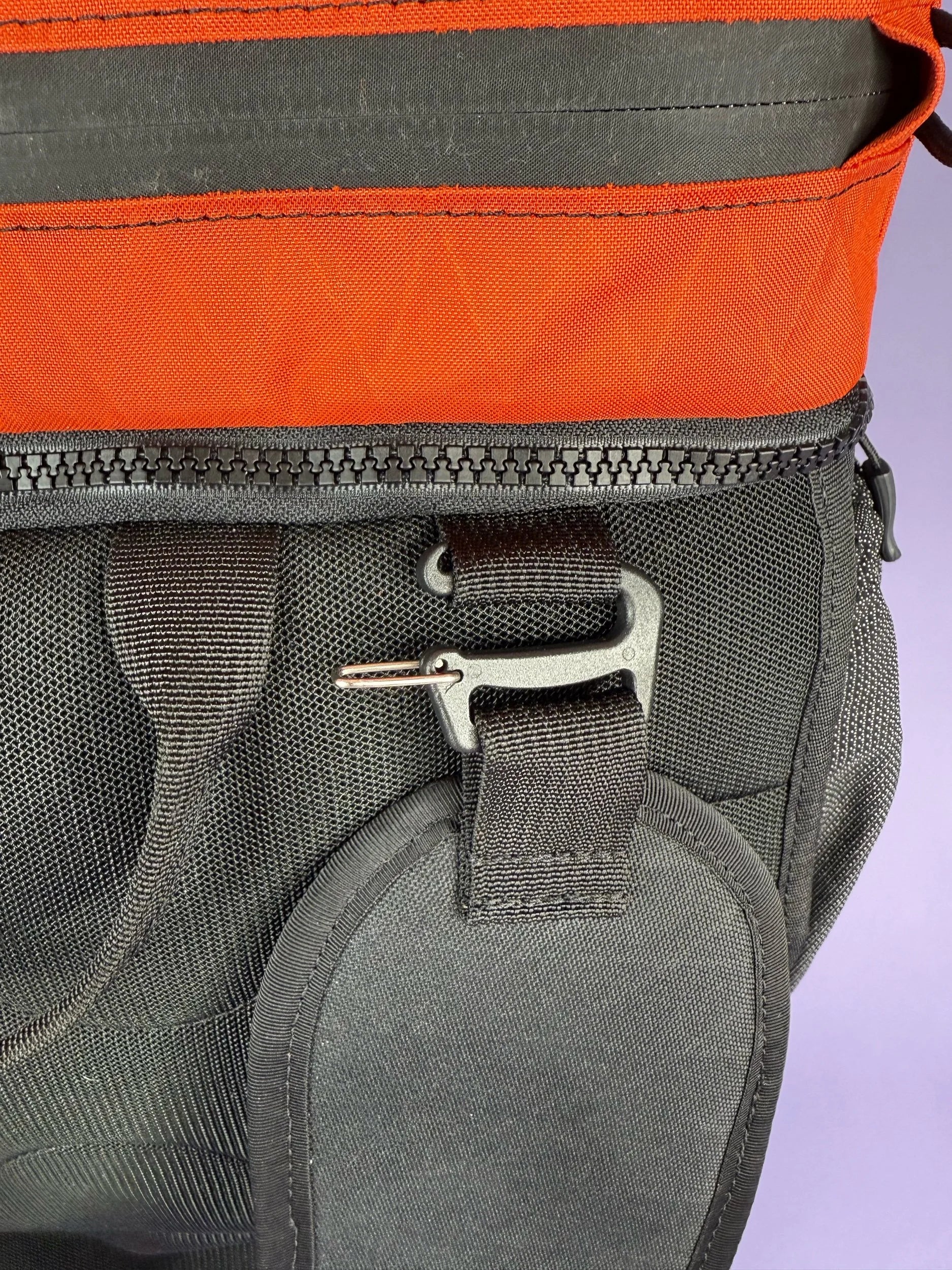 Black/Red Backpack Pannier