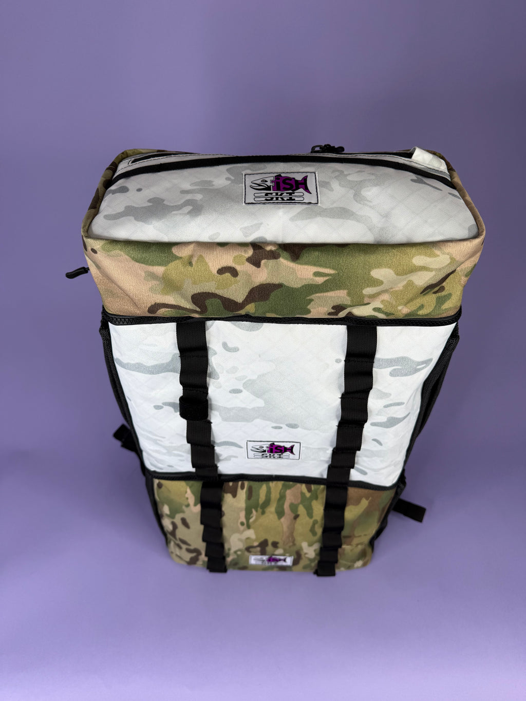Camo & White Camo Backpack Pannier