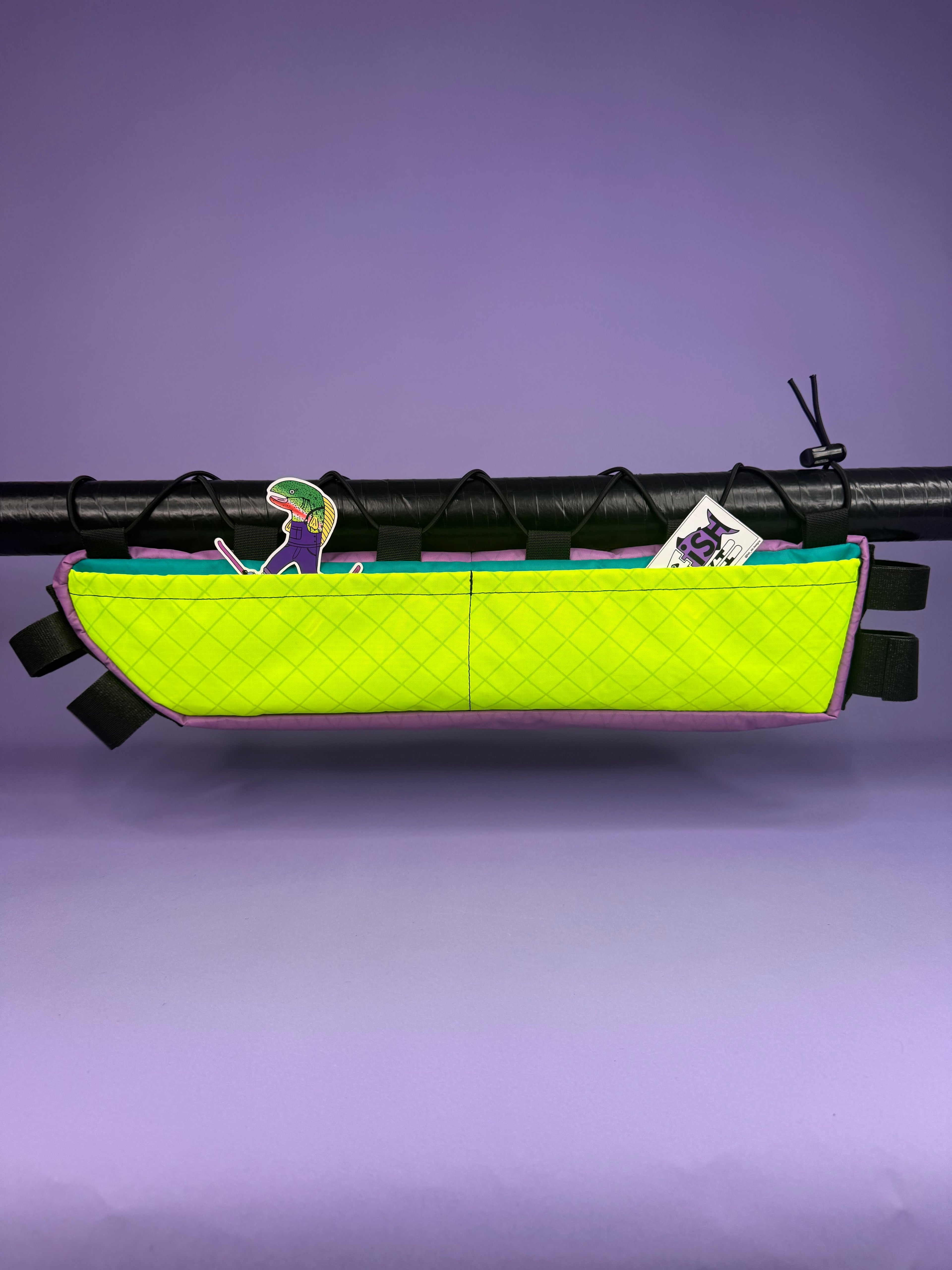 High-Vis/Teal Half Frame Bag