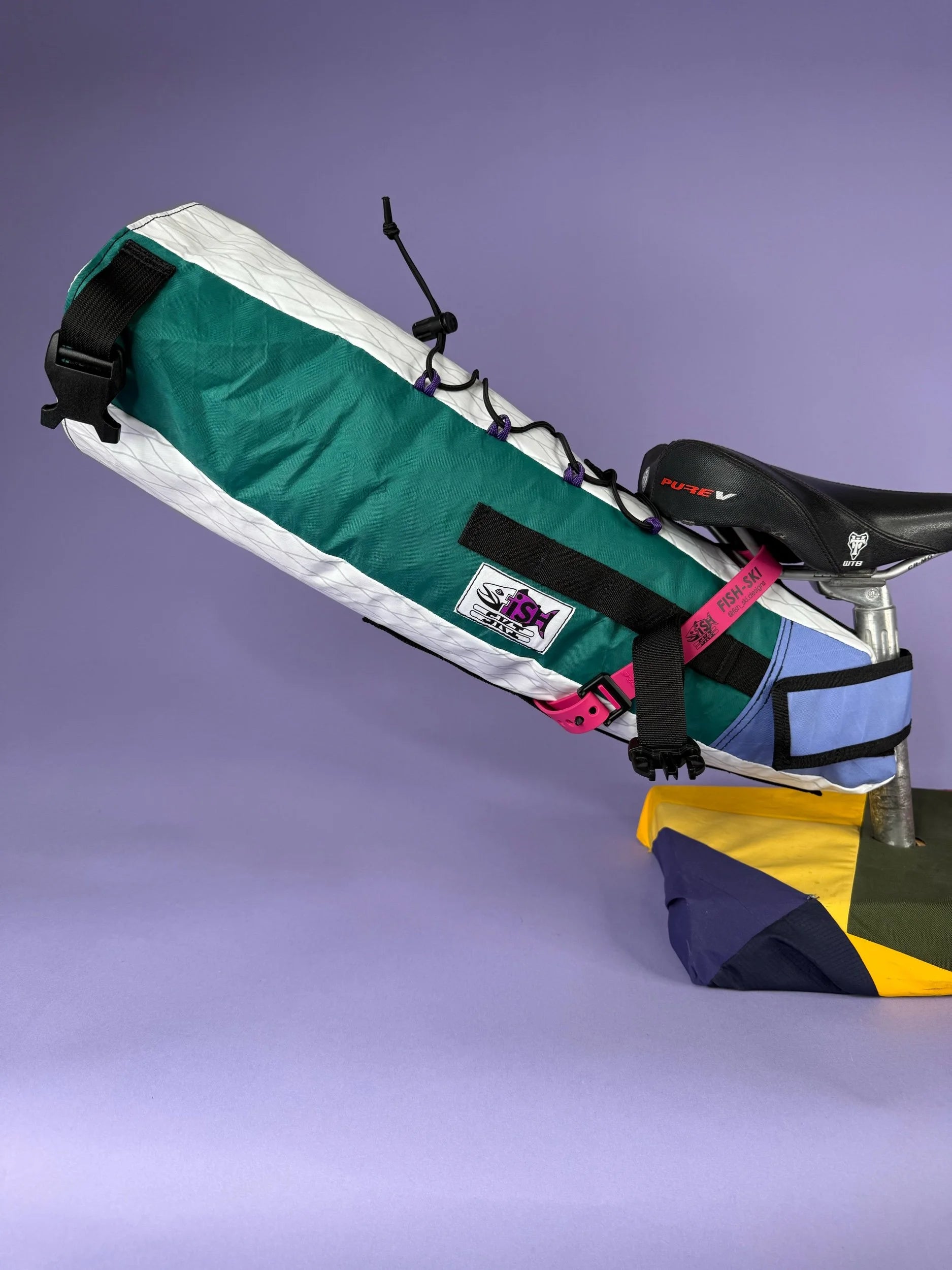 Green/White Saddlebag