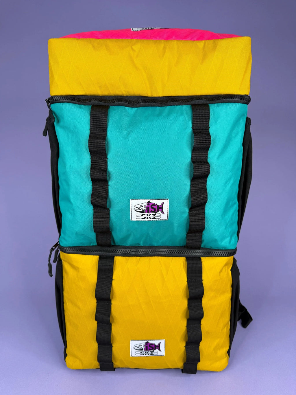 Goldenrod/Teal/Pink Backpack Pannier
