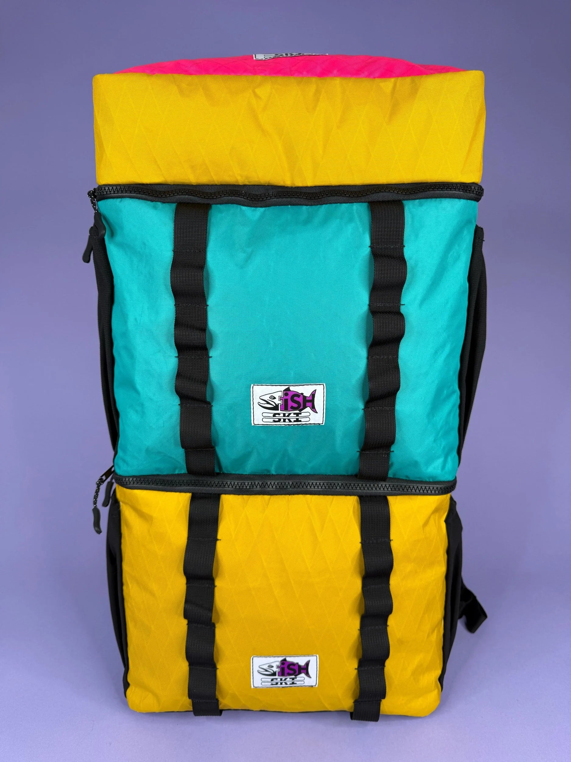 Goldenrod/Teal/Pink Backpack Pannier