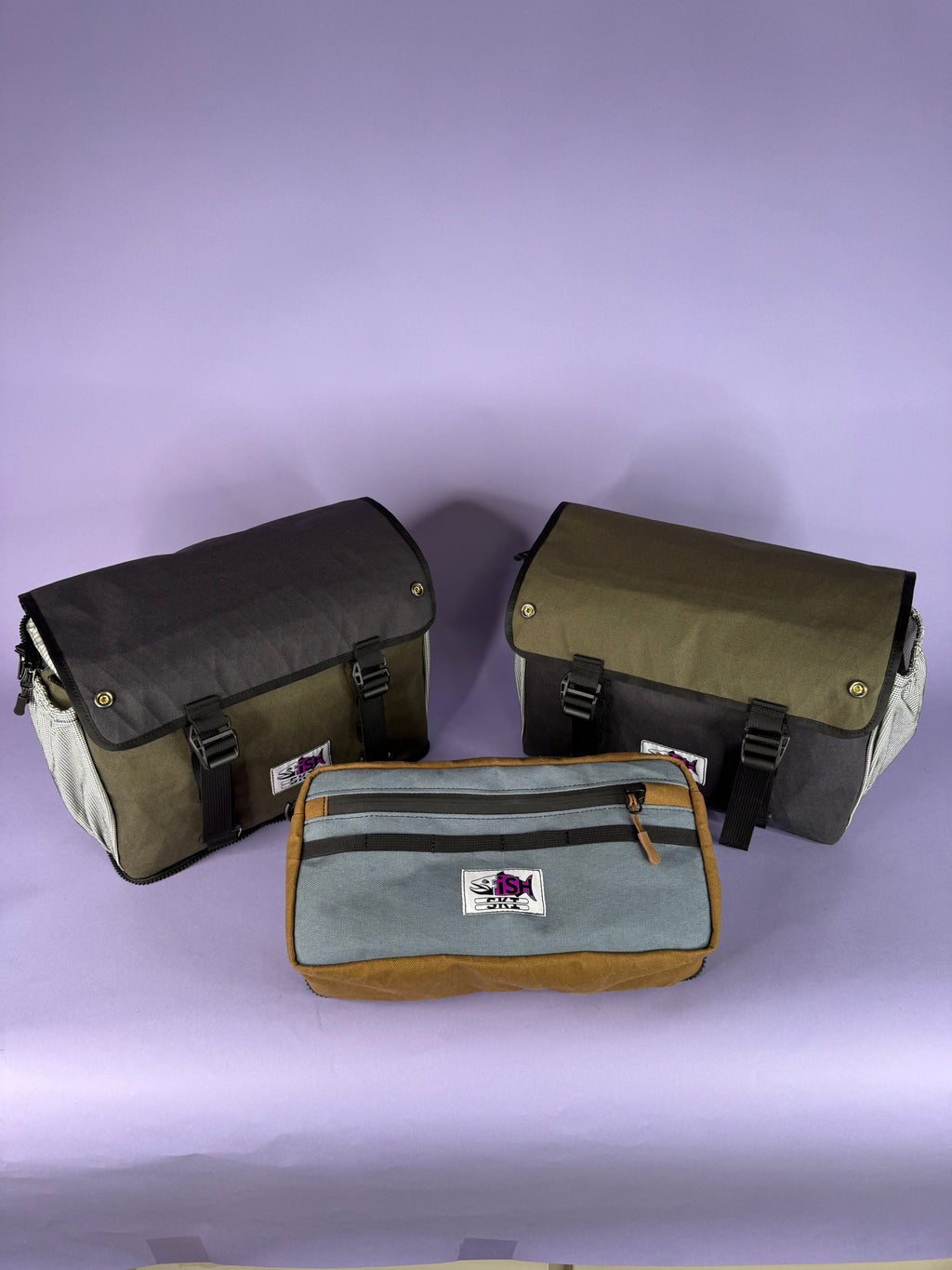 Black & Green Backpack Pannier