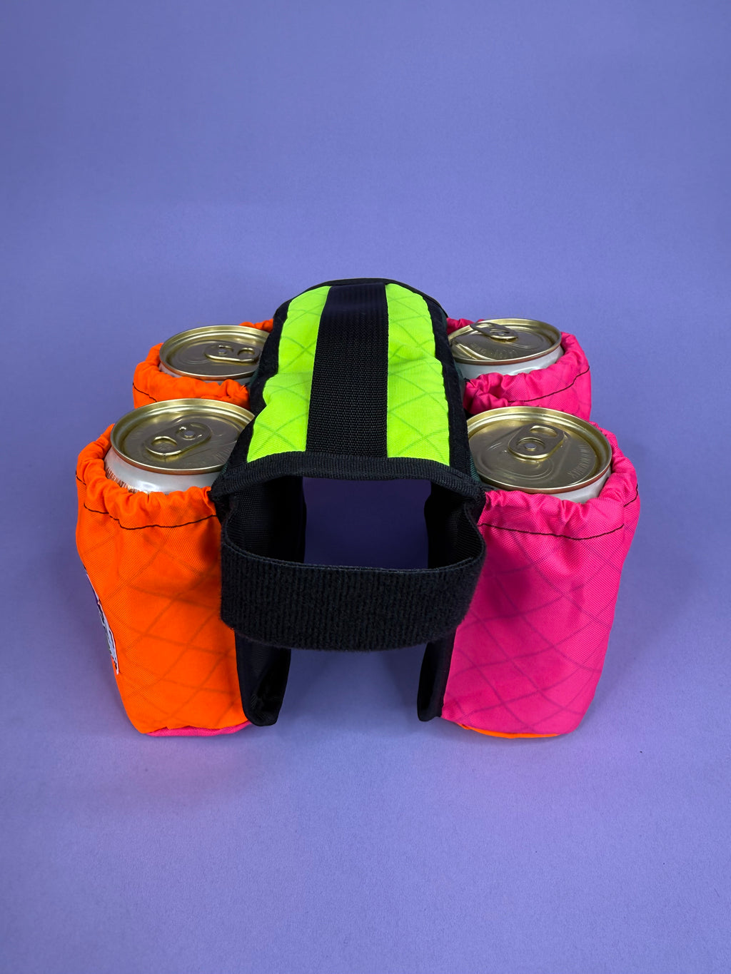 Orange/Pink 4-Pack Beverage Carrier