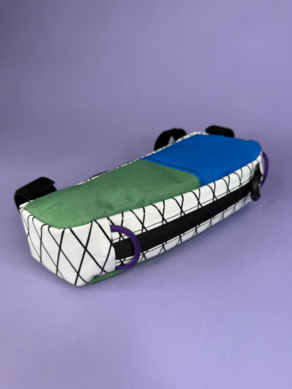 Blue/Green Top Tube Bag