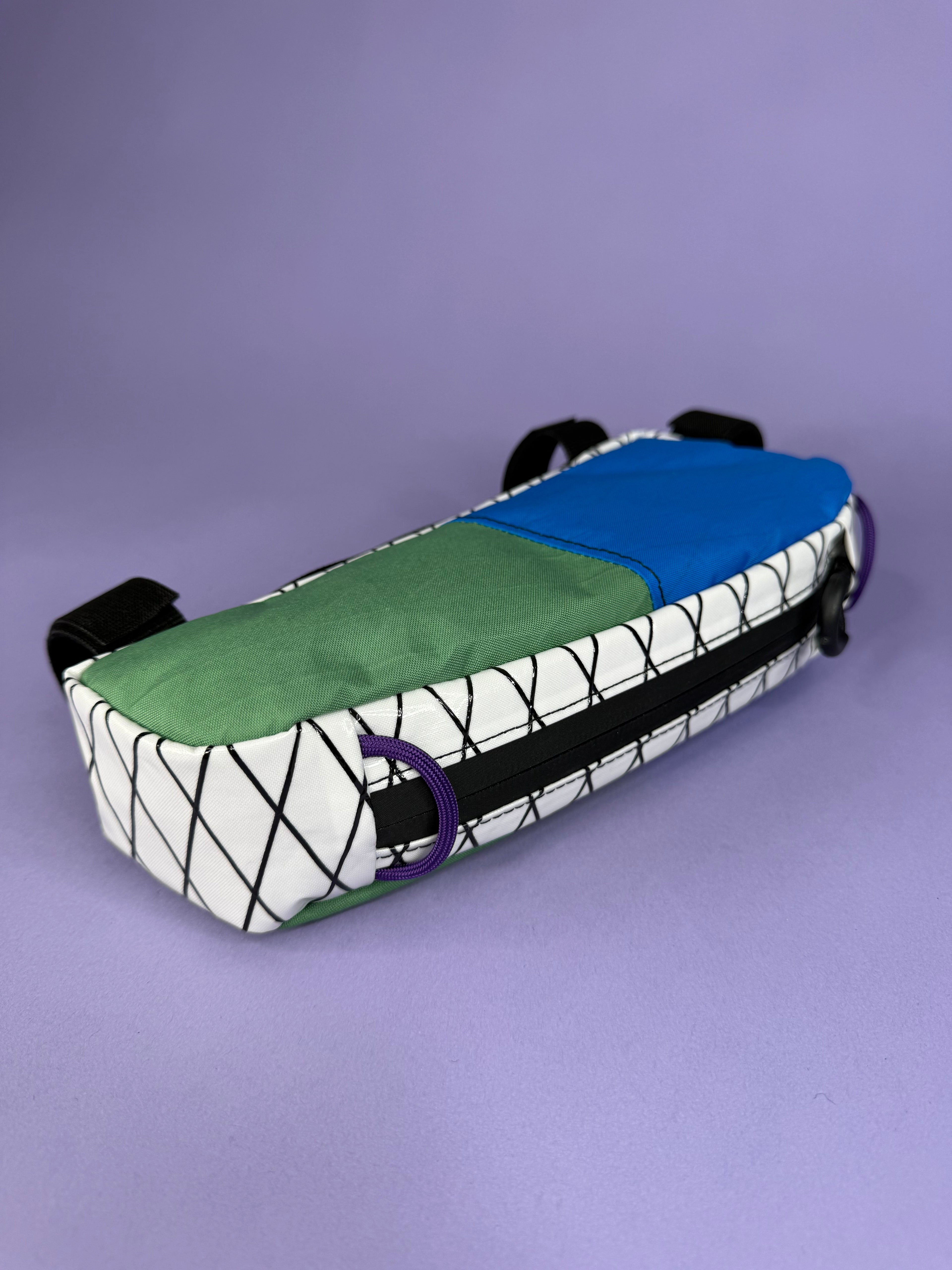 Blue/Green Top Tube Bag