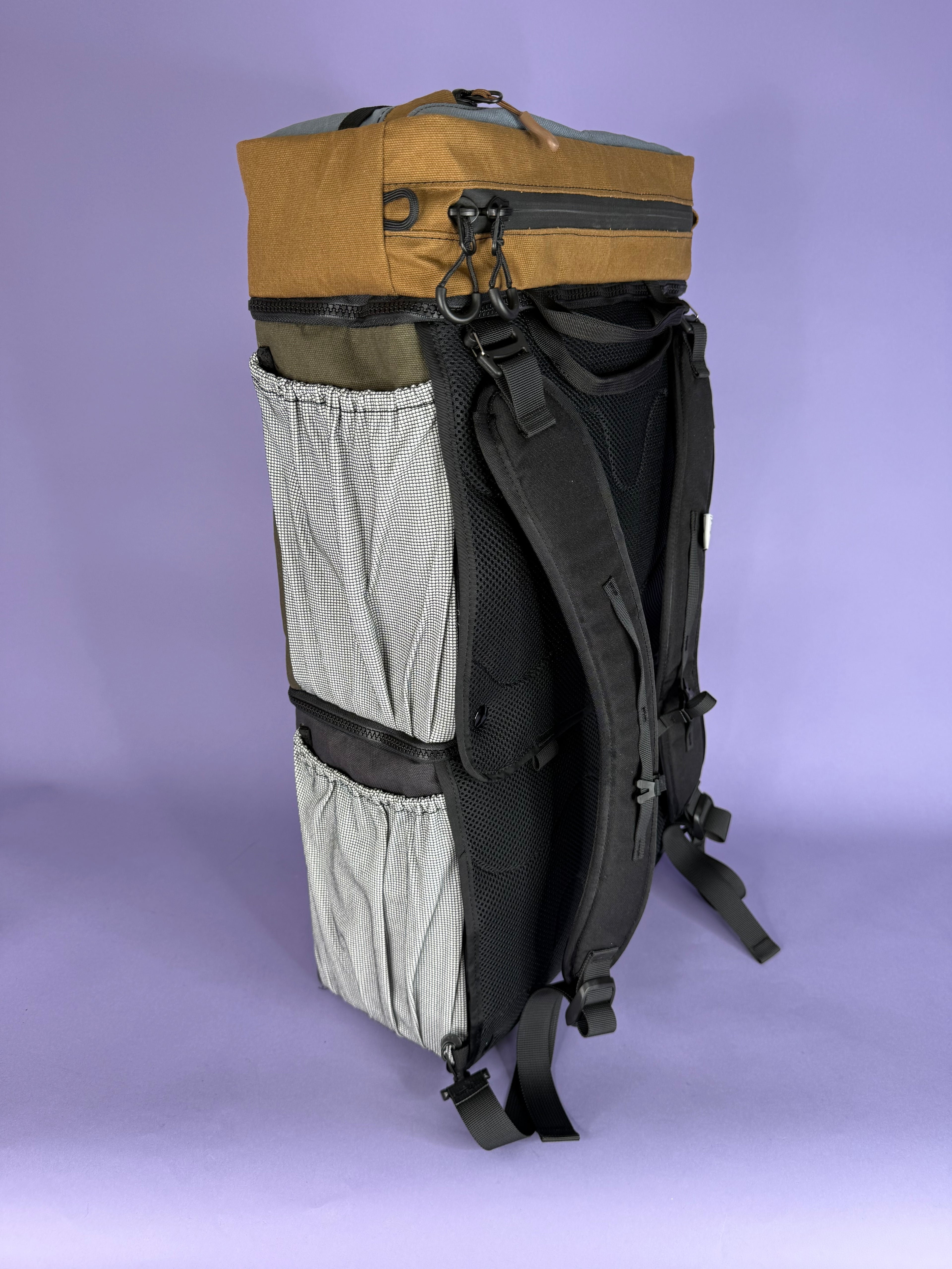 Black & Green Backpack Pannier