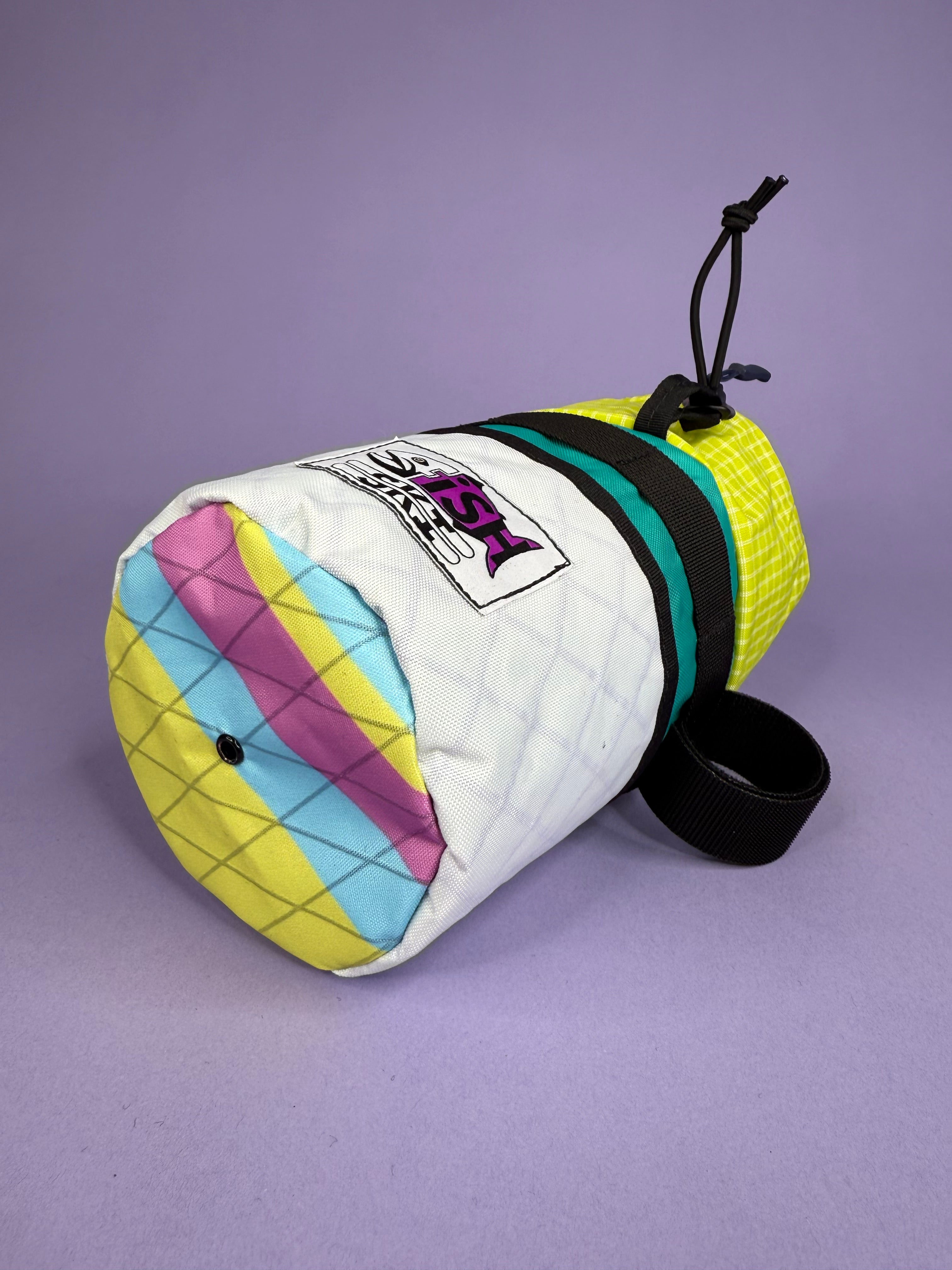 Teal/White Feedbag