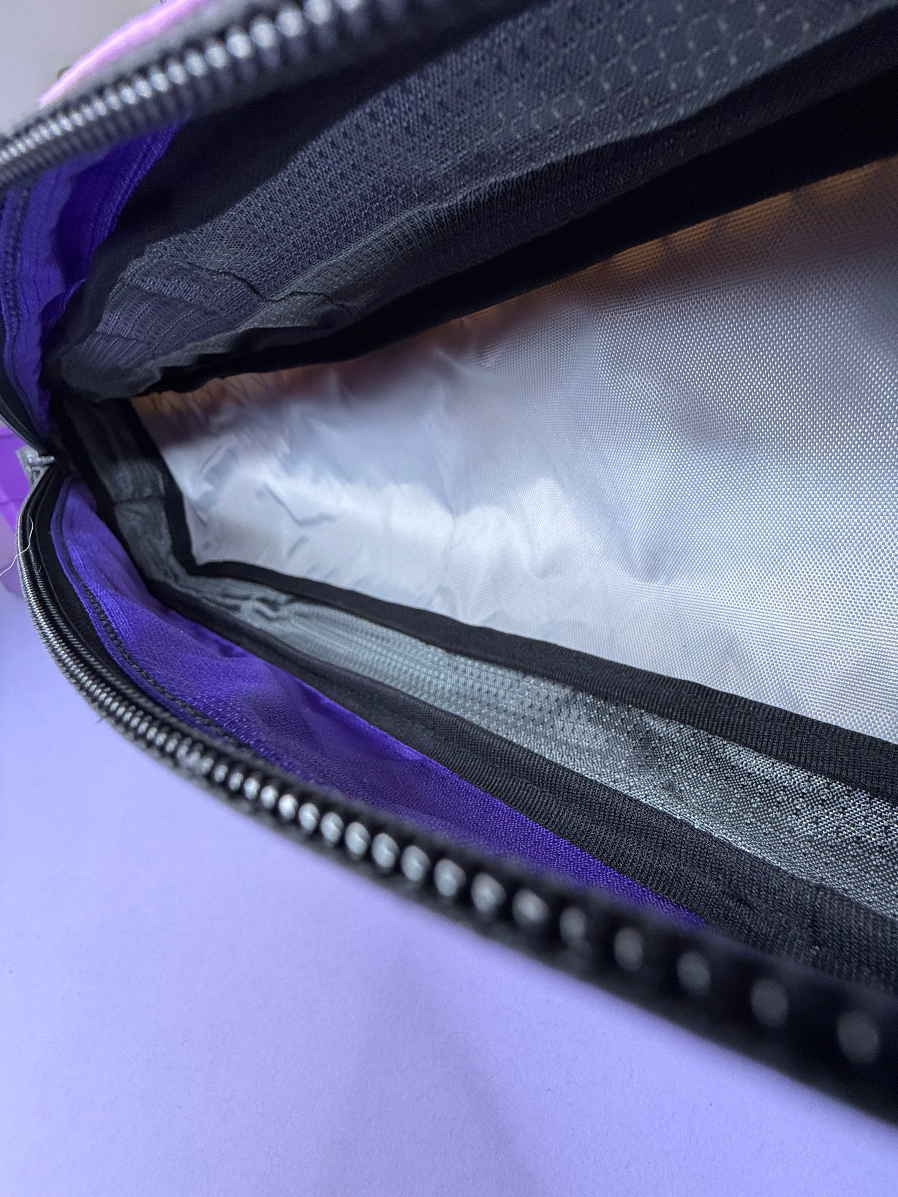 Lavender/Yellow Half Frame Bag
