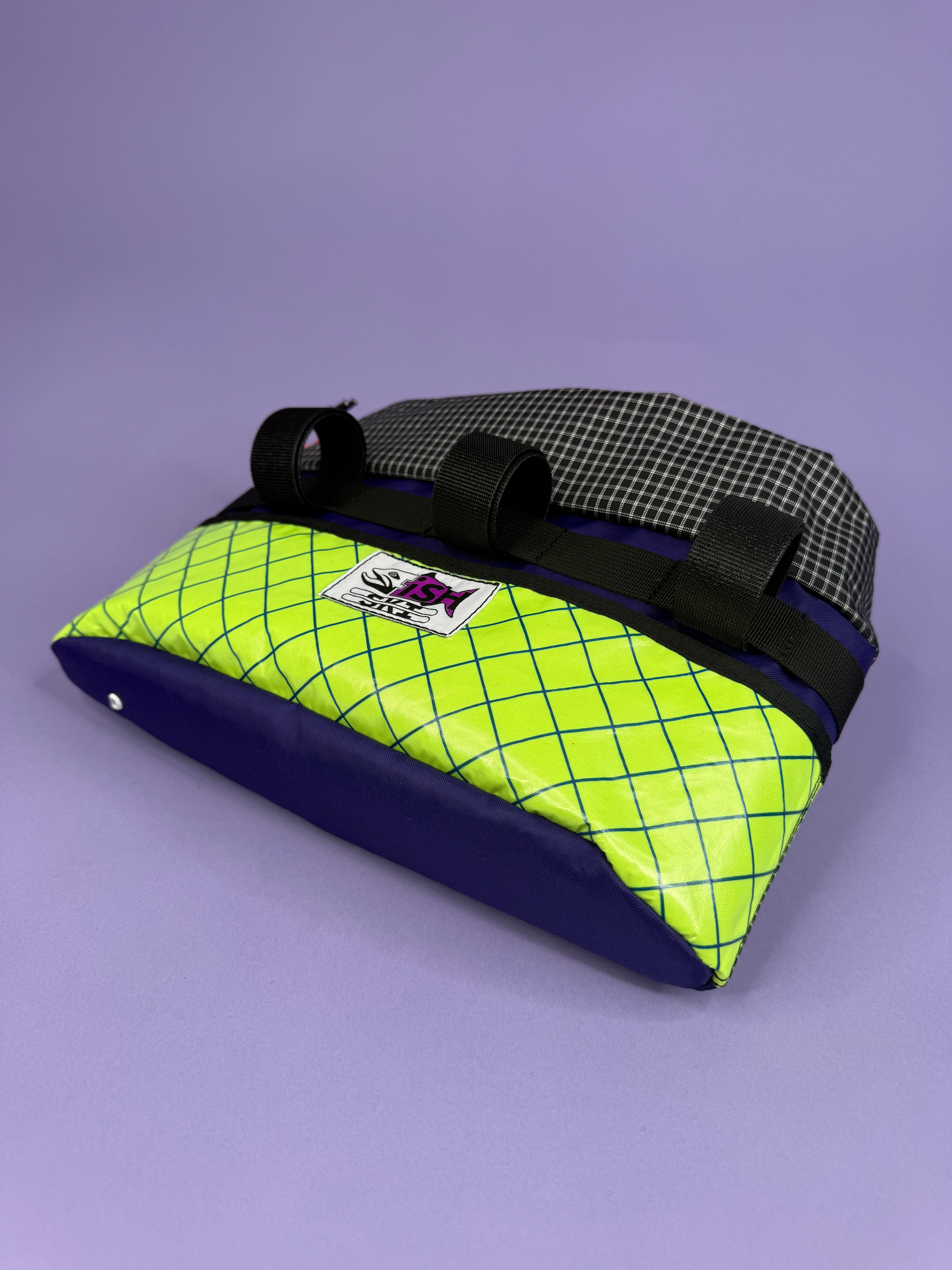 Purple/High-vis Jones H-bar/Surly Moloko Bag