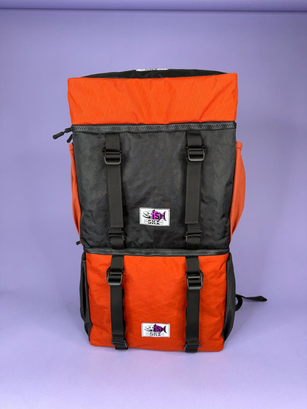 Red & Black Backpack Pannier