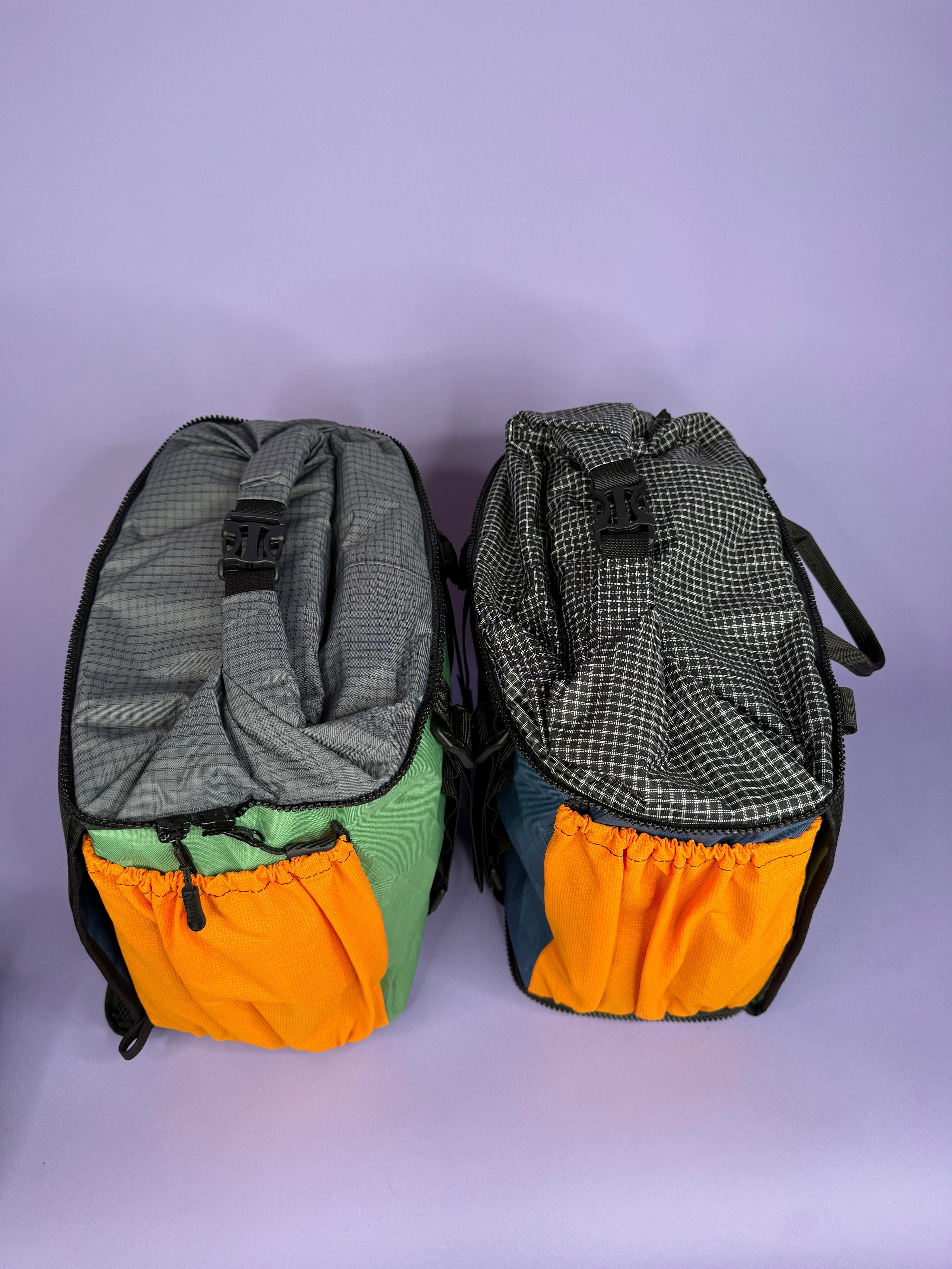 Blue/Green Backpack Pannier