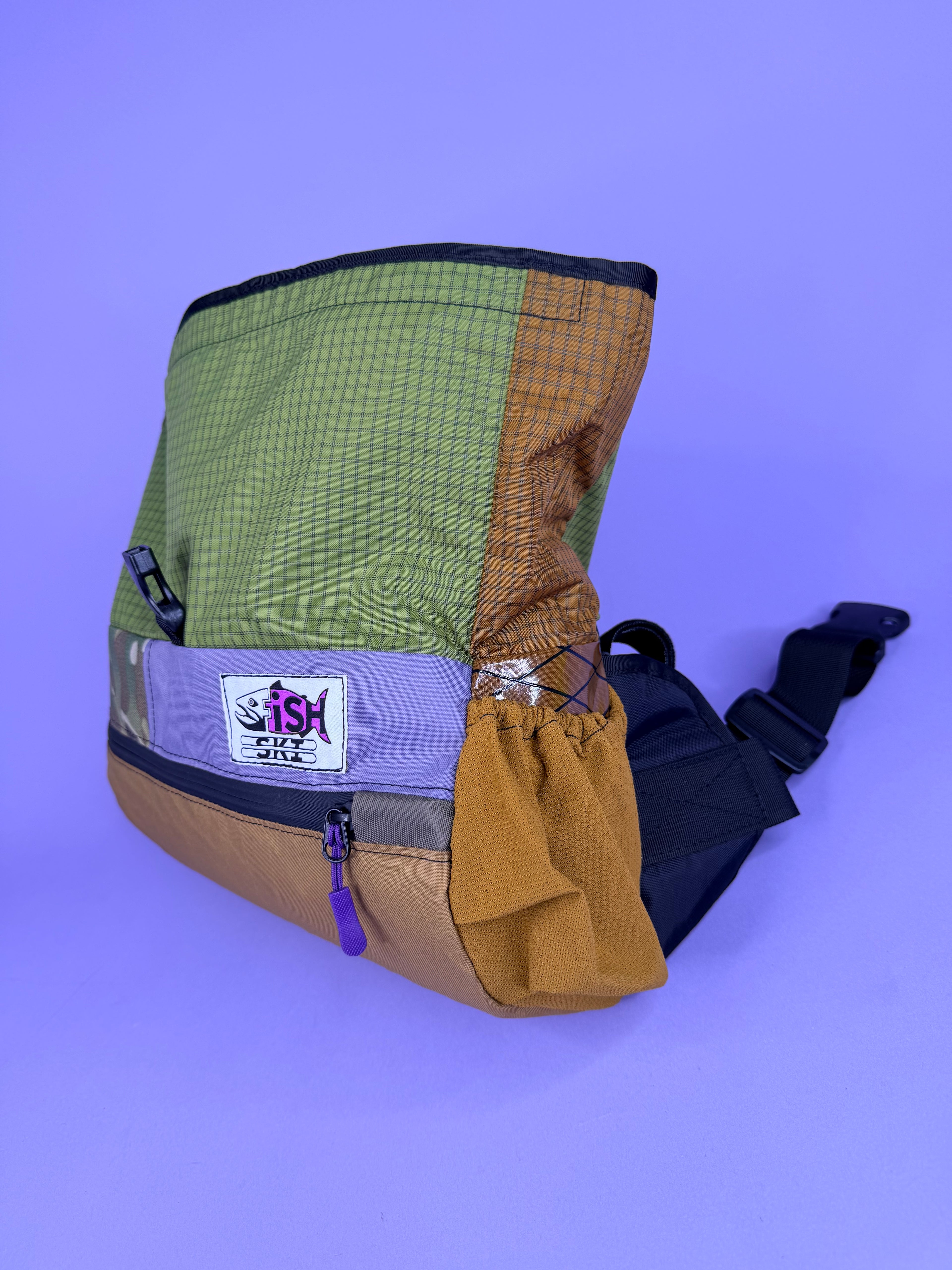 PATCHWORK FANNY PACK / HANDLEBAR BAGS (all colors)