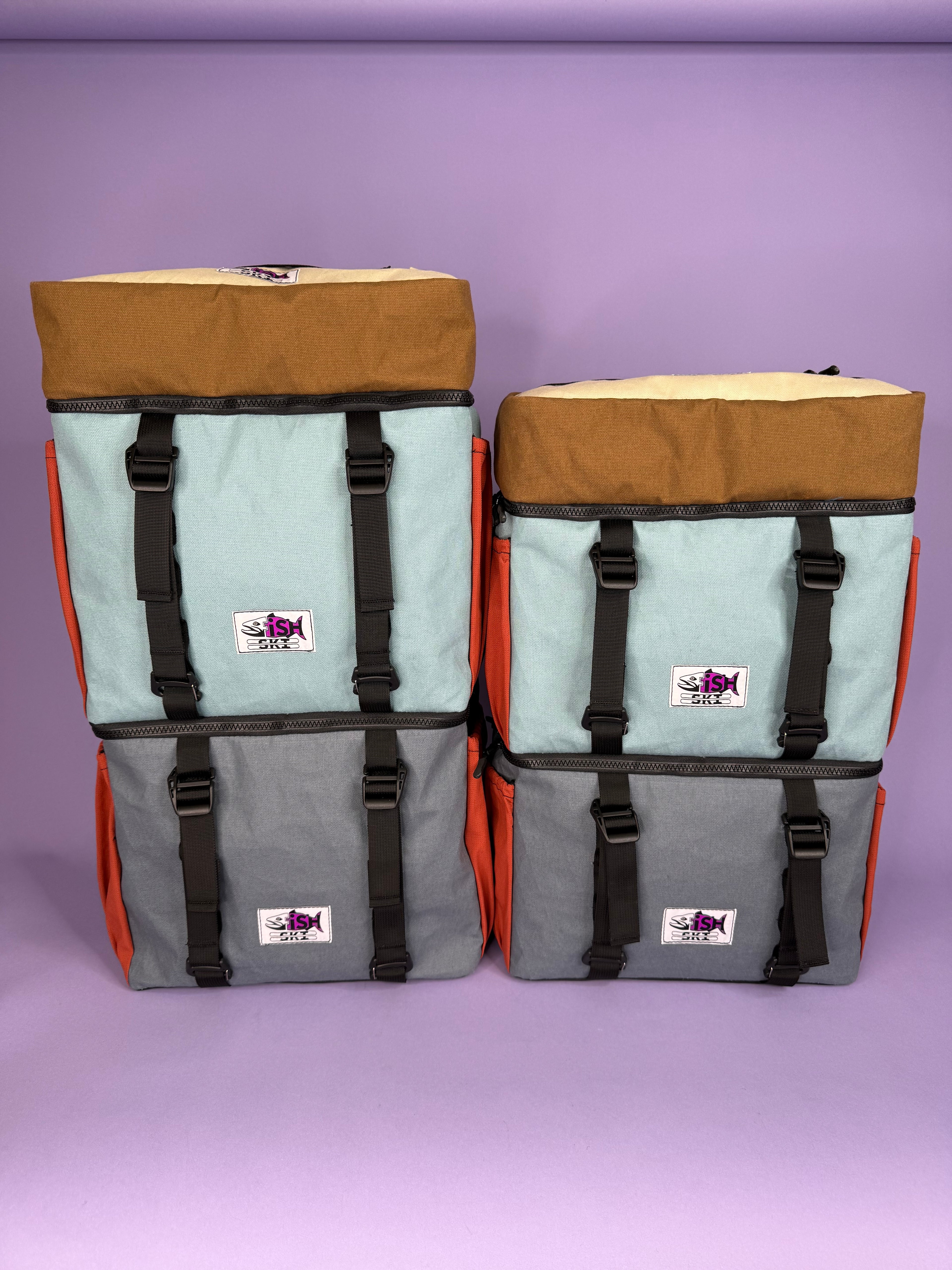 Glacier Blue/Grey Backpack Pannier