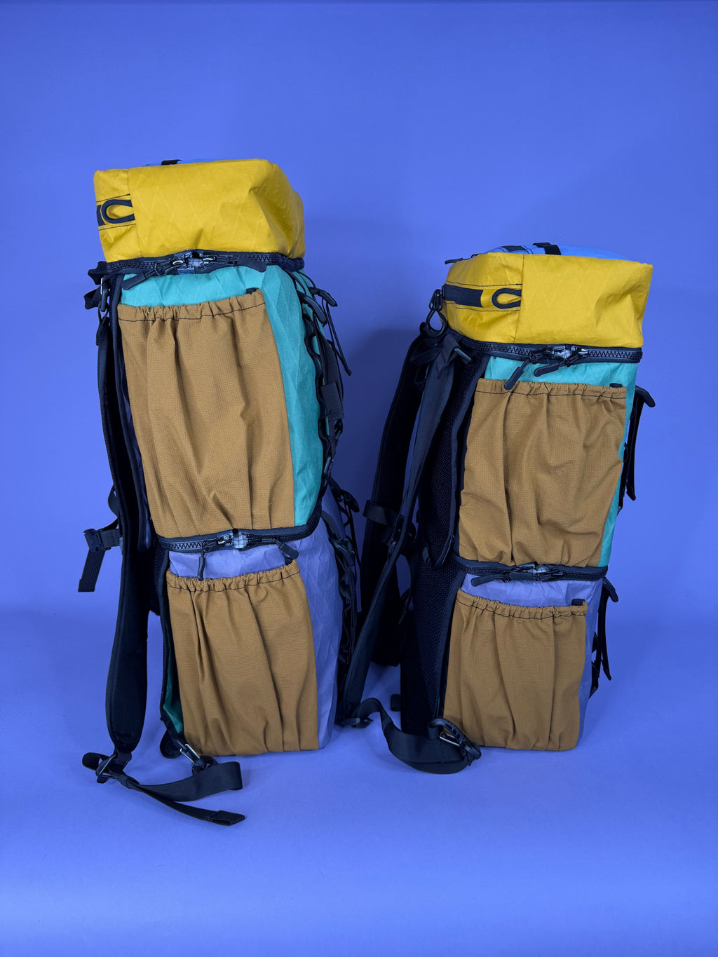 Green/Purple Backpack Pannier