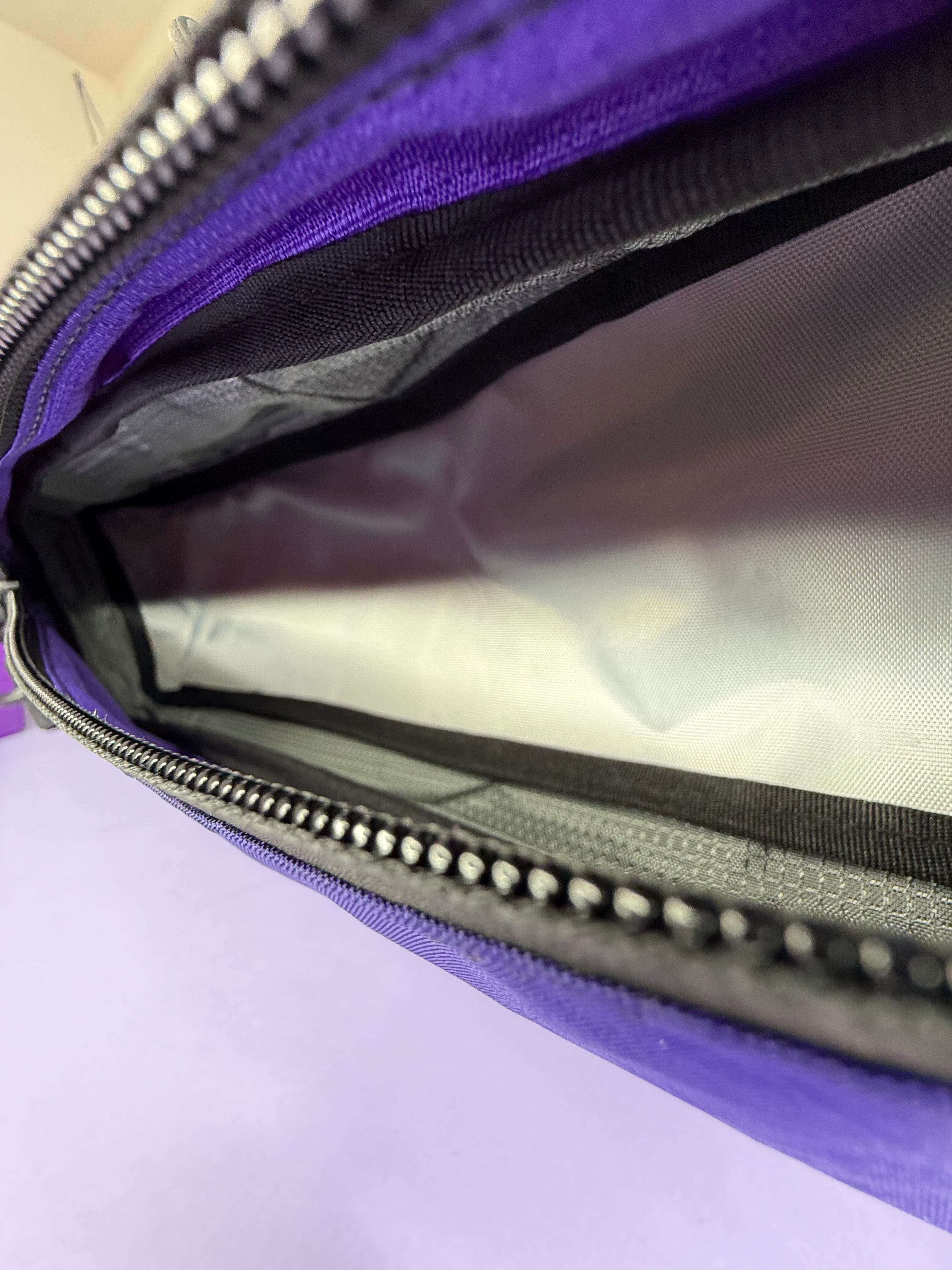 Red X/Purple Half Frame Bag