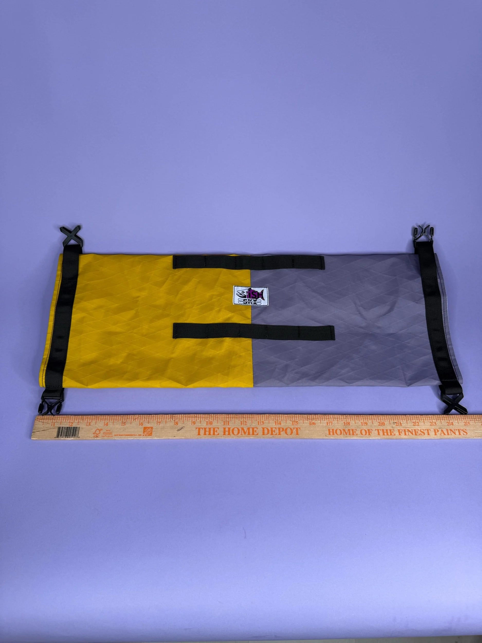 Goldenrod/Purple Double Roll Bag