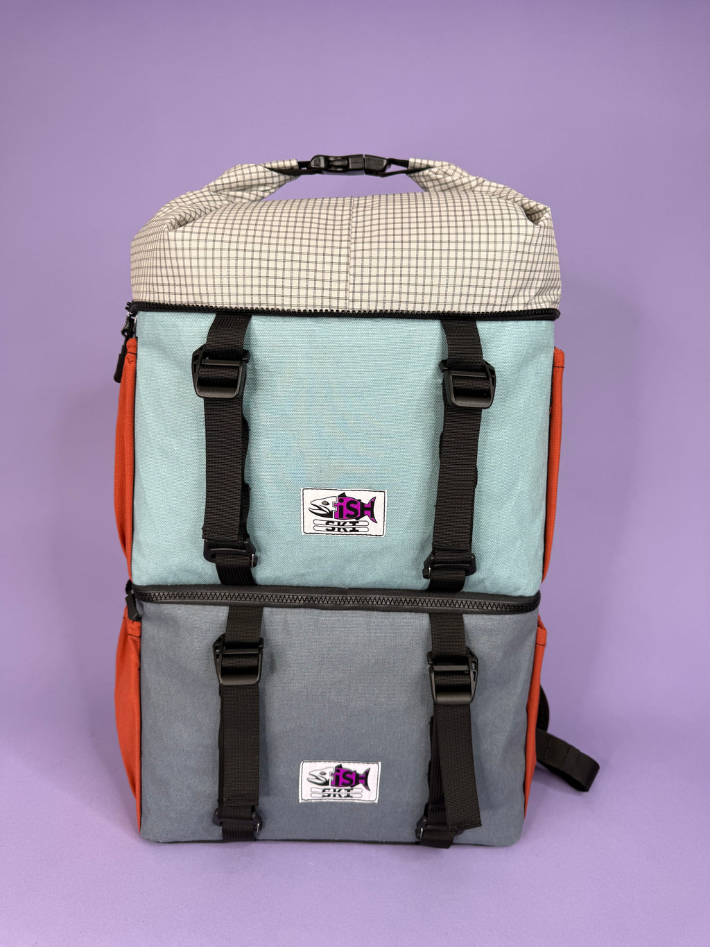 Glacier Blue/Grey Backpack Pannier