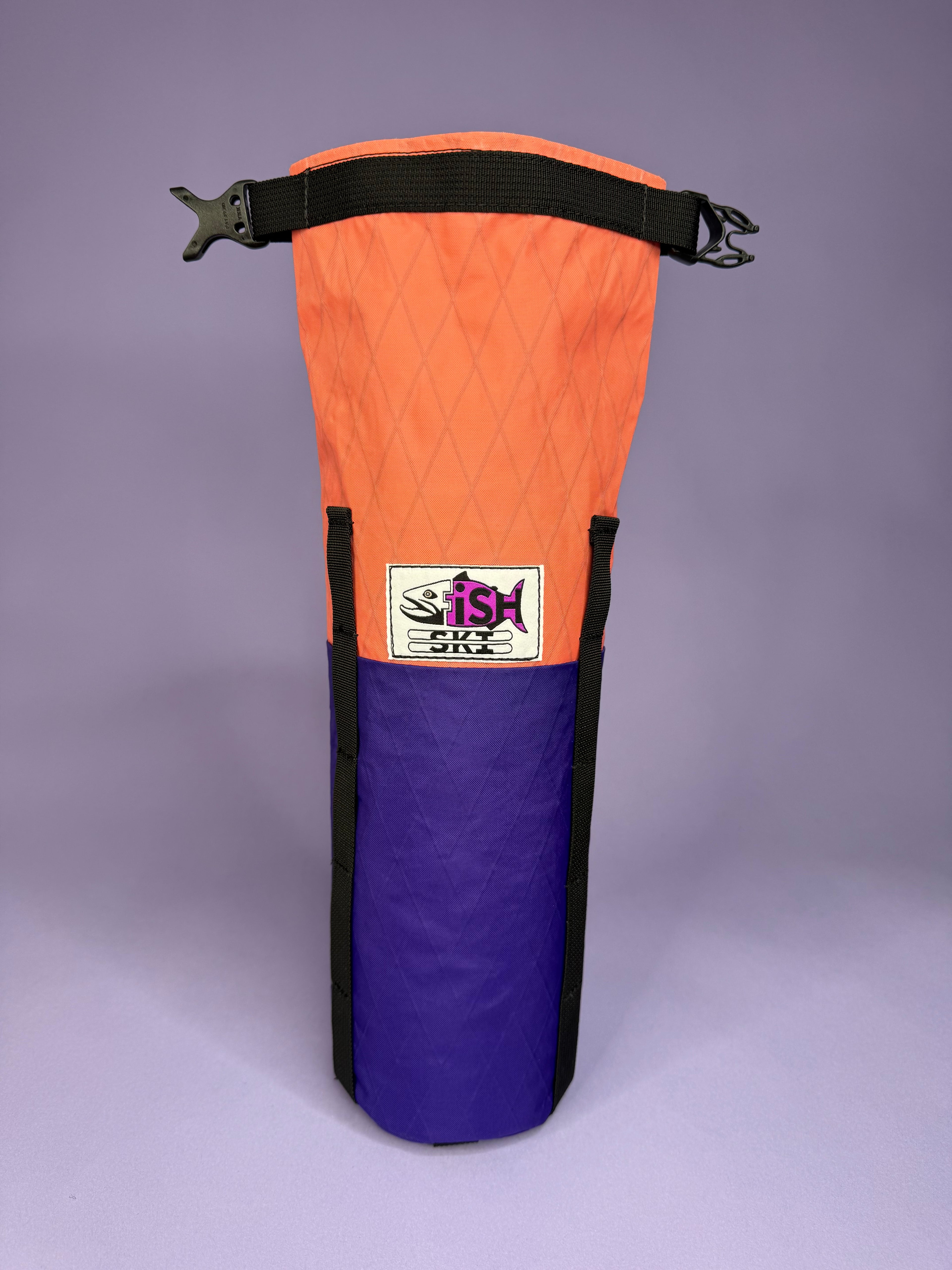 Purple/Coral Fork Bag