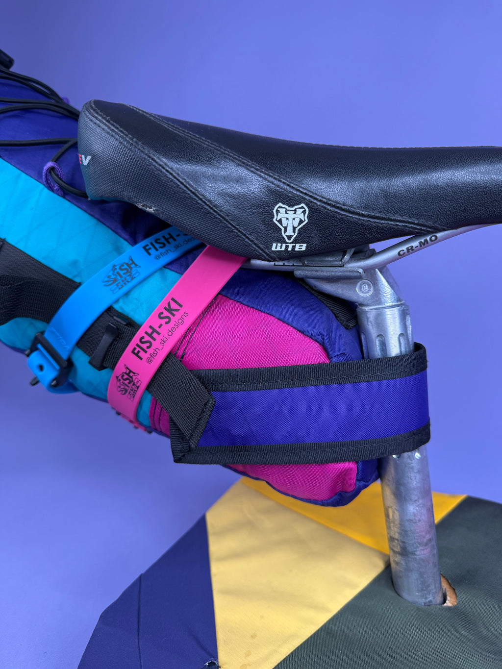 Purple/Teal Saddlebag