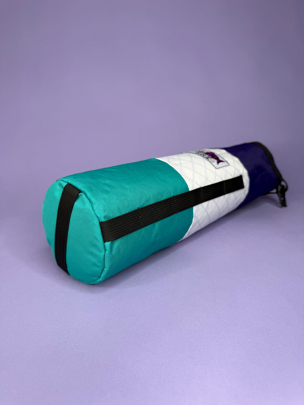 White/Purple/Teal Fork Bag
