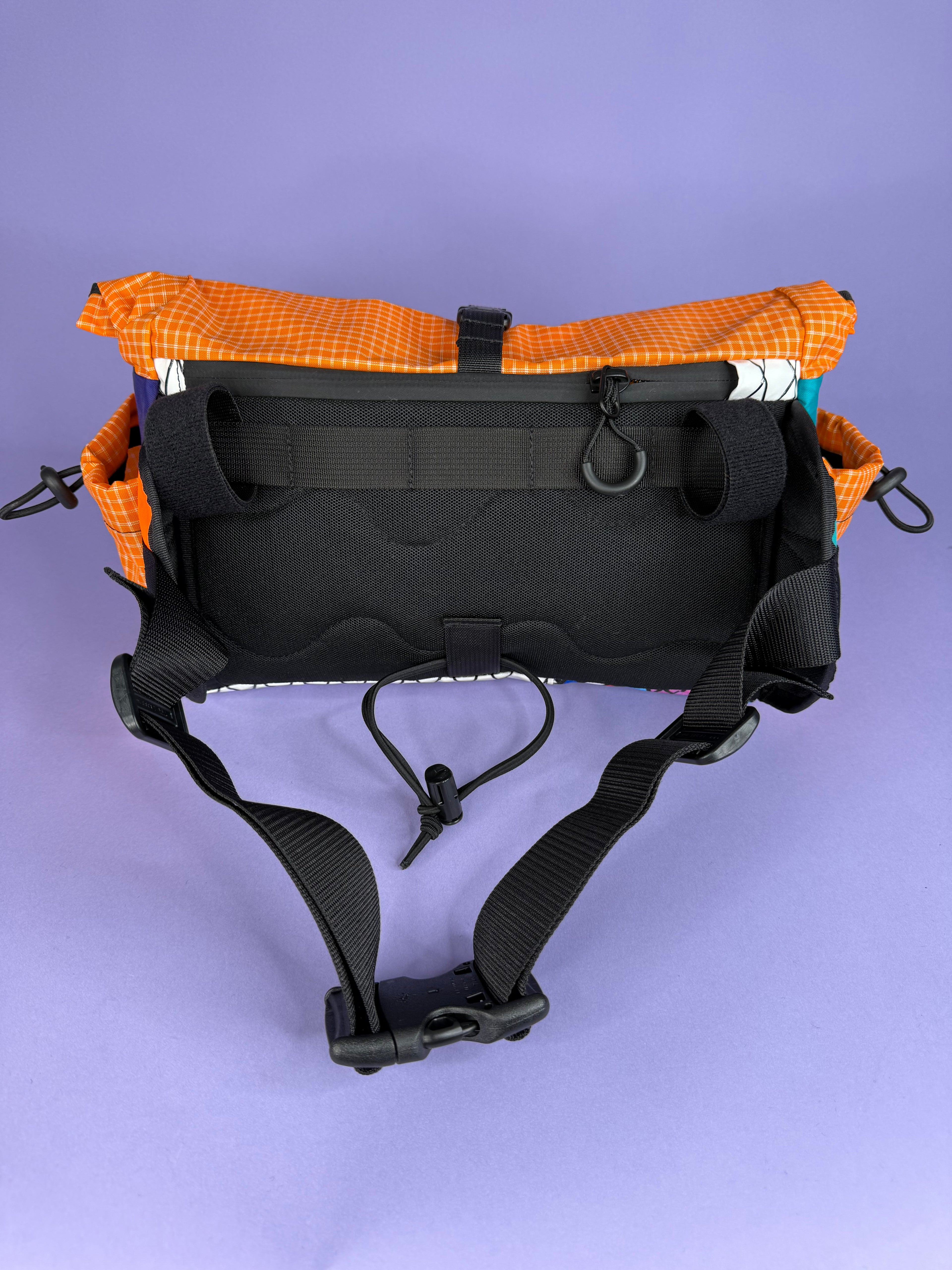 Coloring Book Patchwork Fanny pack/ Handlebar bag