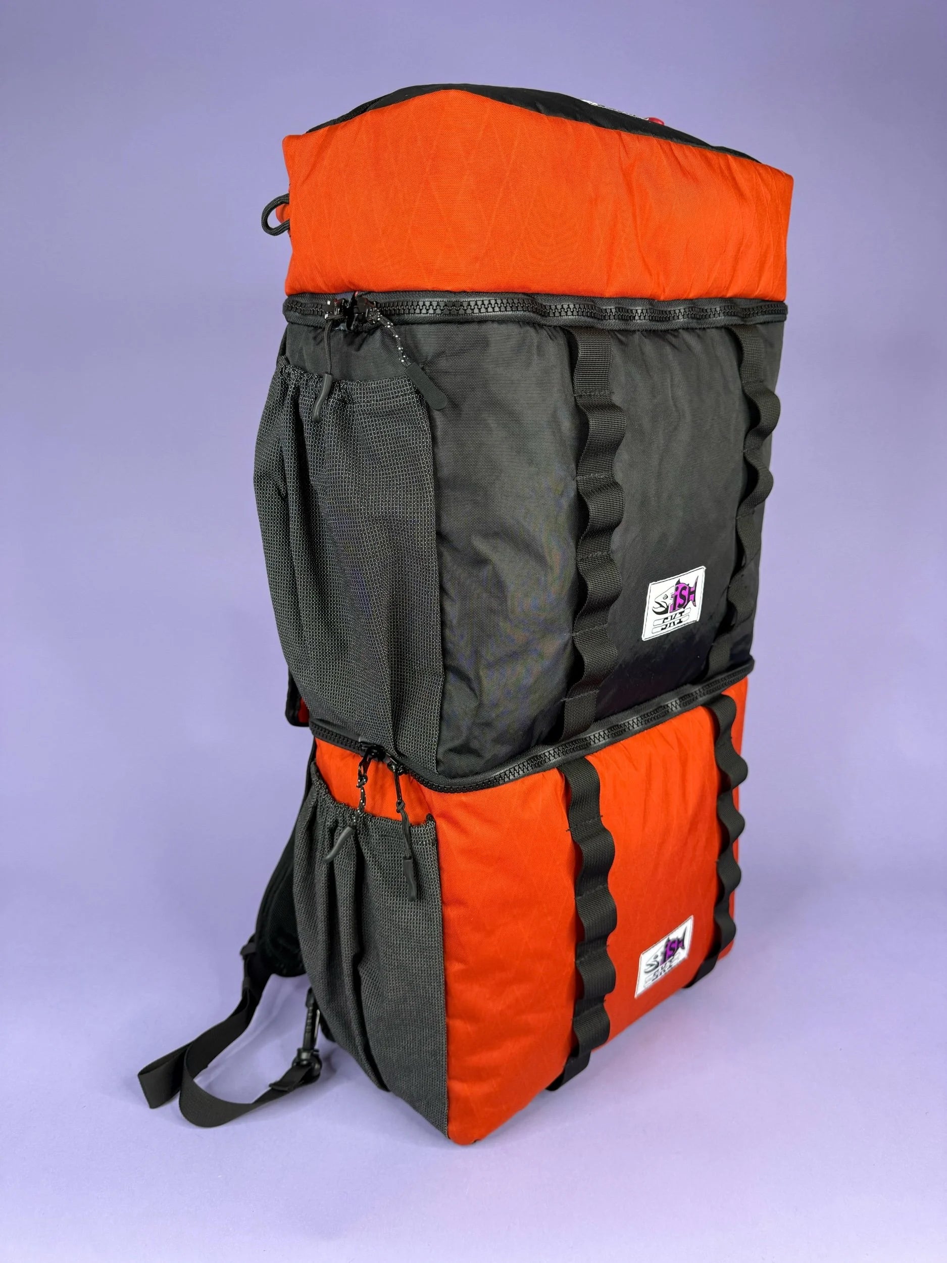 Black/Red Backpack Pannier