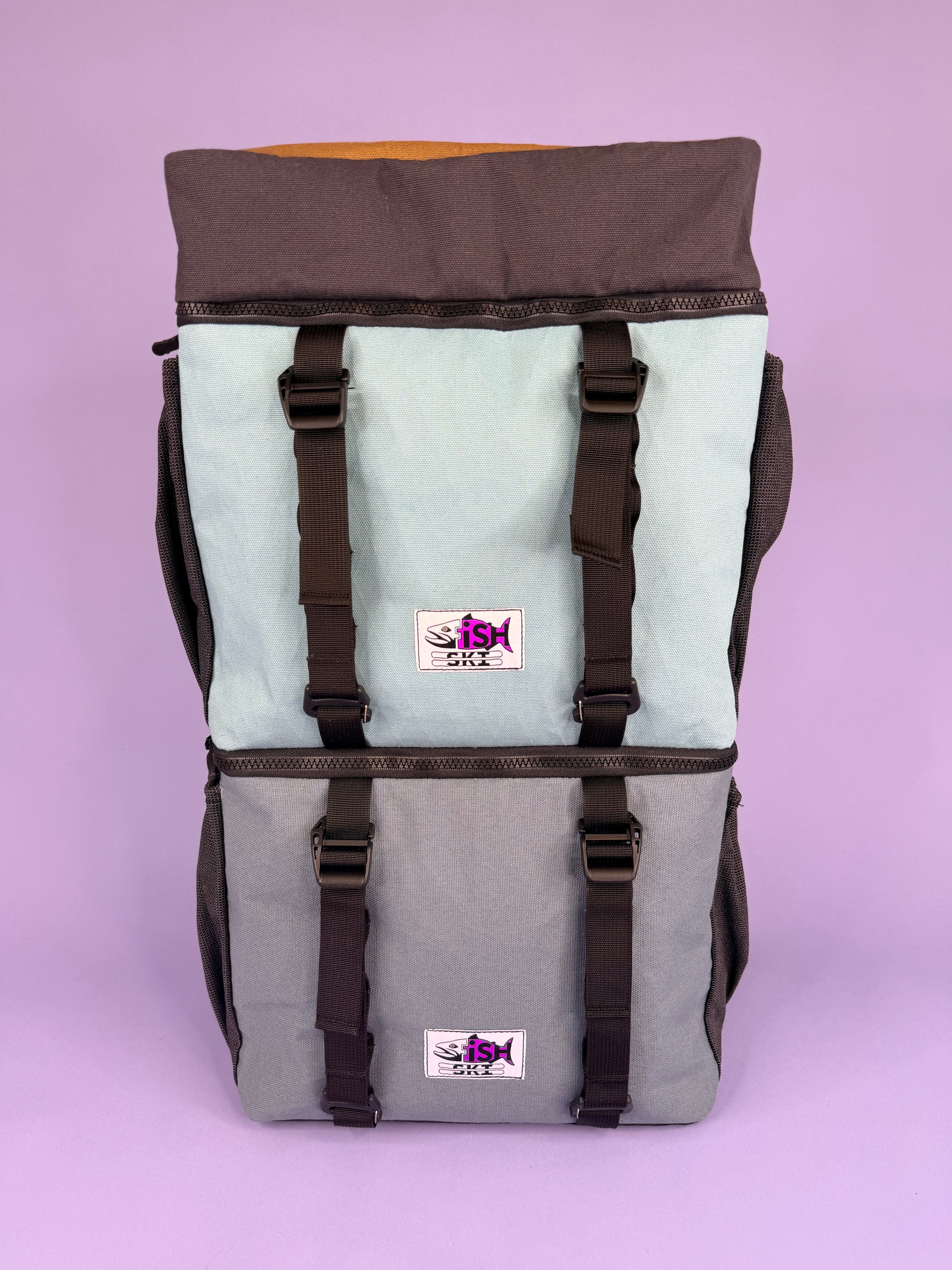 【未使用品】FISH SKI おにぎりポーチ Backpack Panniers – Fish-Ski