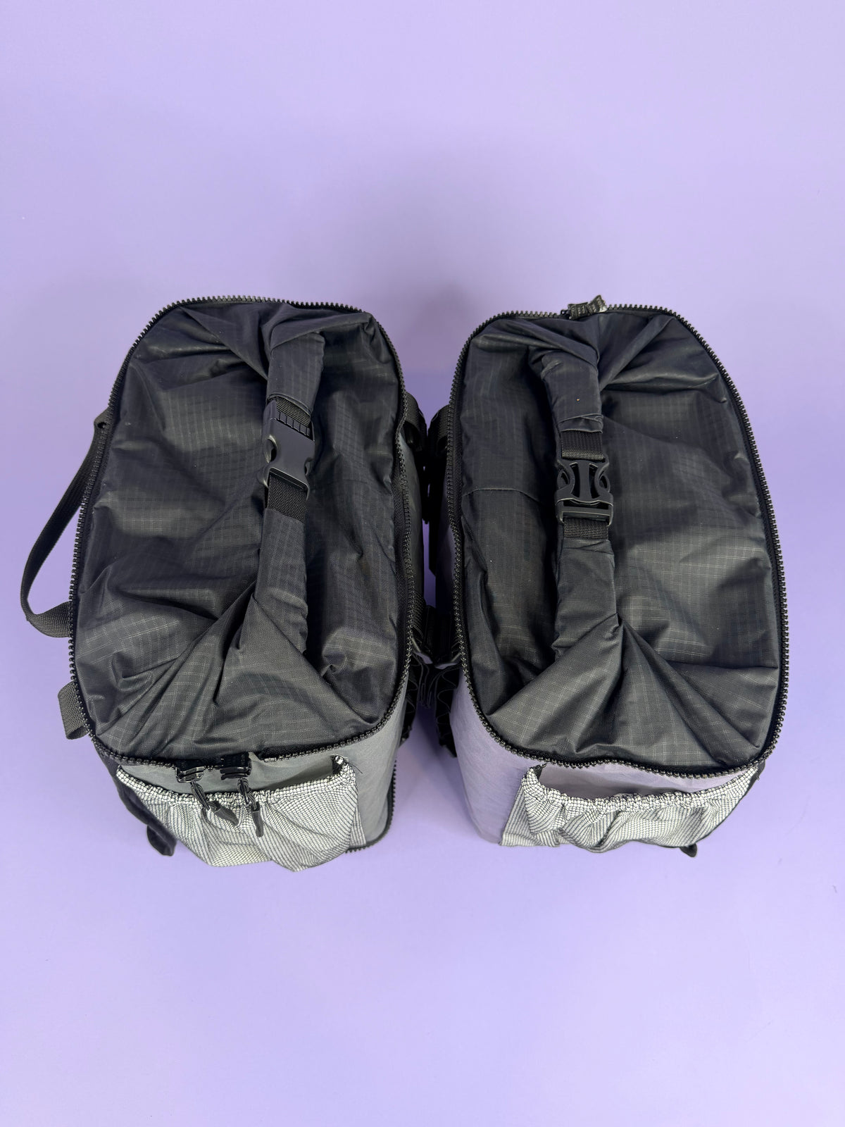 Purple/Grey Backpack Pannier