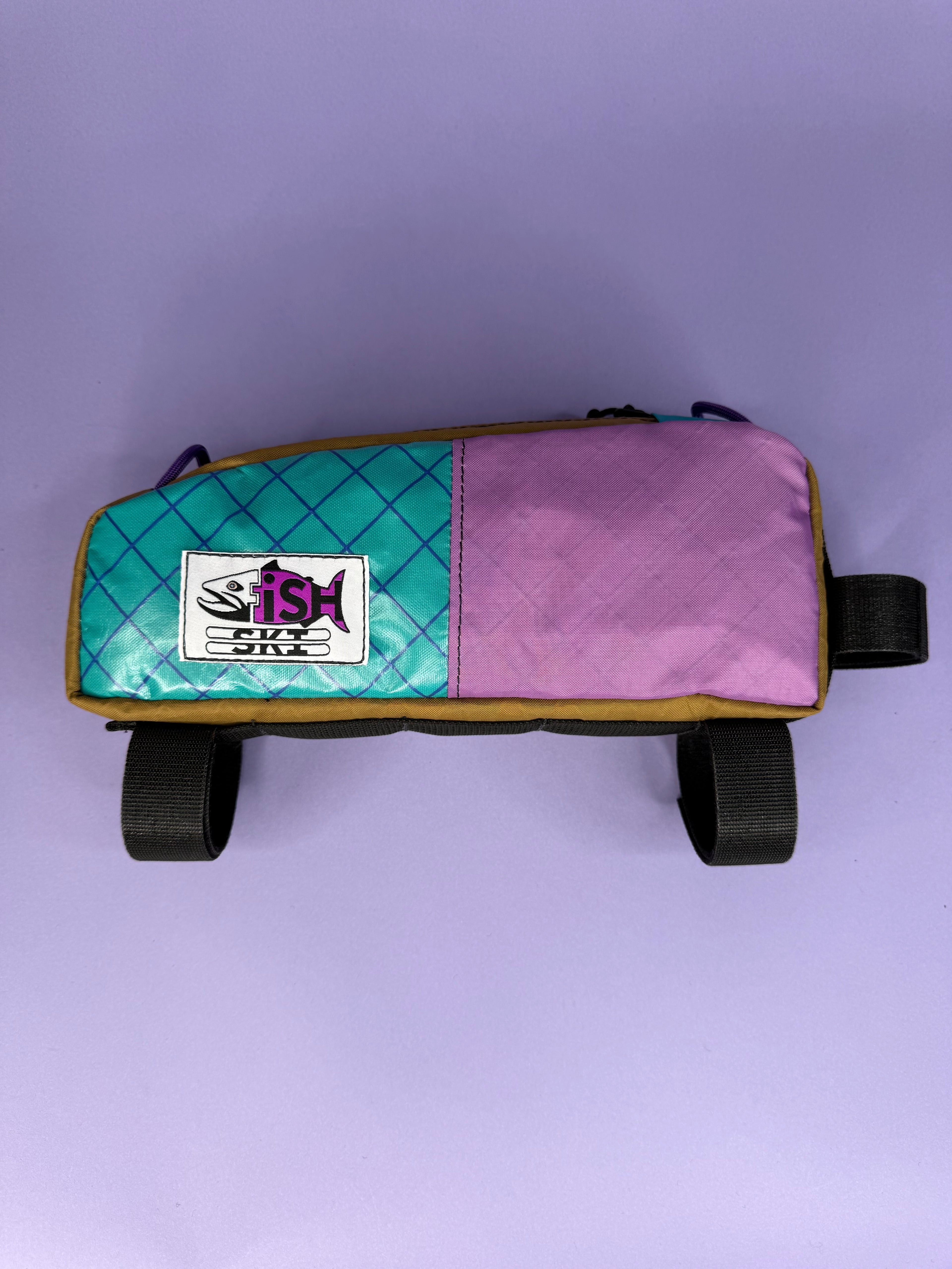 Lavender/Teal Top Tube Bag