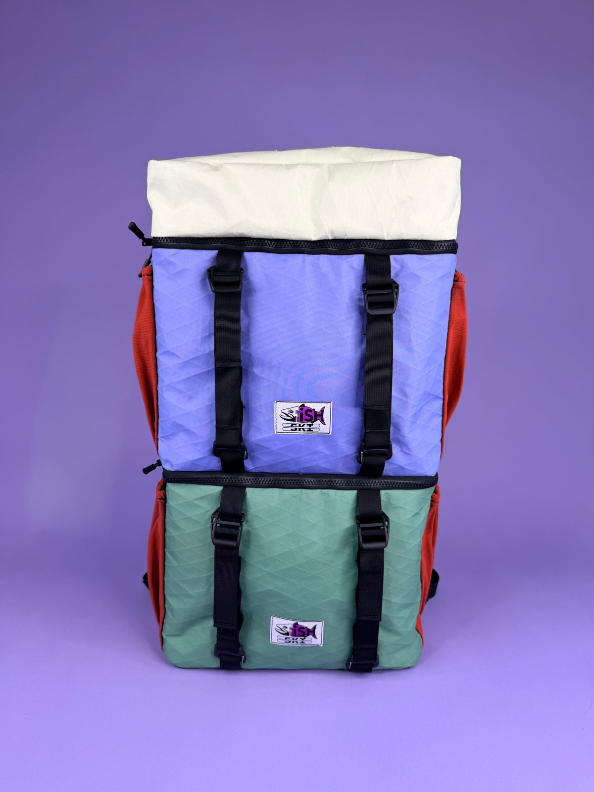 Evergreen/Bluebell Backpack Pannier