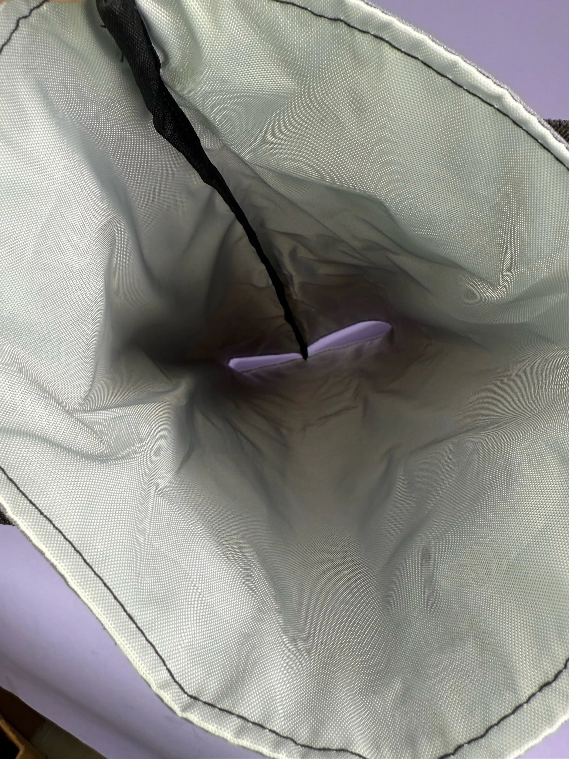 Goldenrod/Purple Double Roll Bag