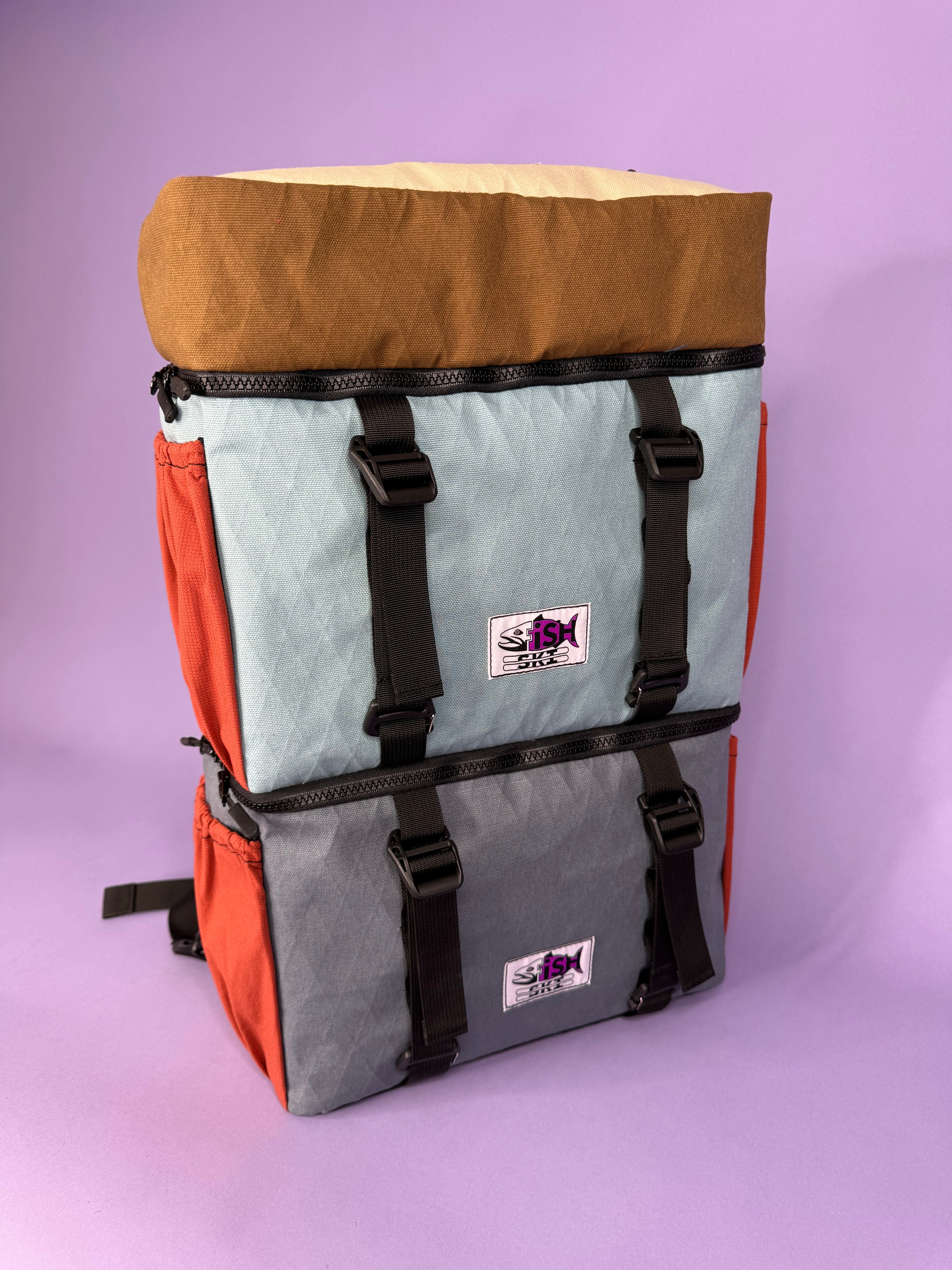 Glacier Blue/Grey Backpack Pannier