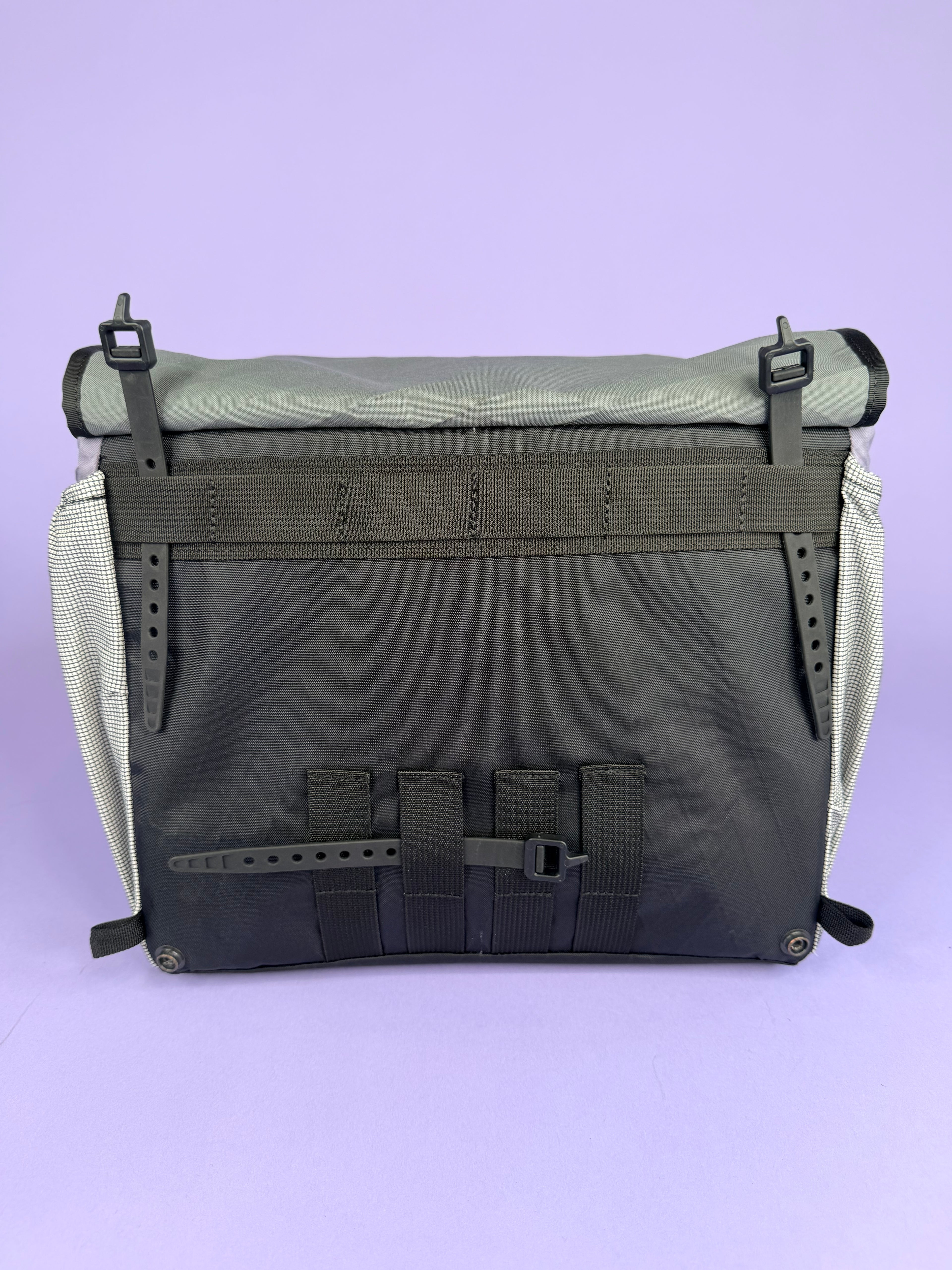 Purple/Grey Backpack Pannier