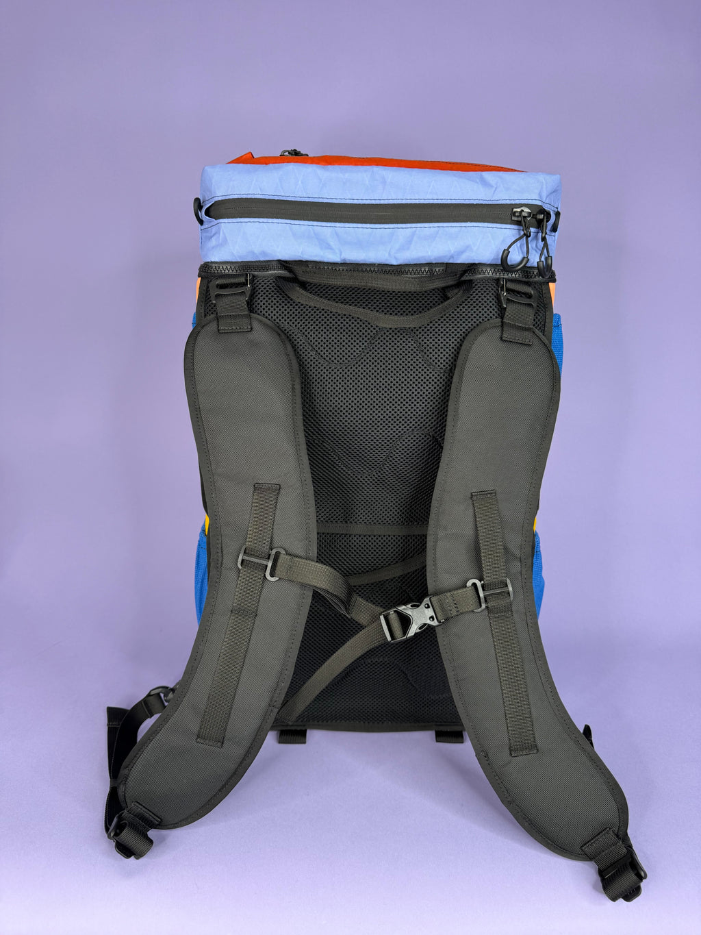 Coral/Goldenrod Backpack Pannier