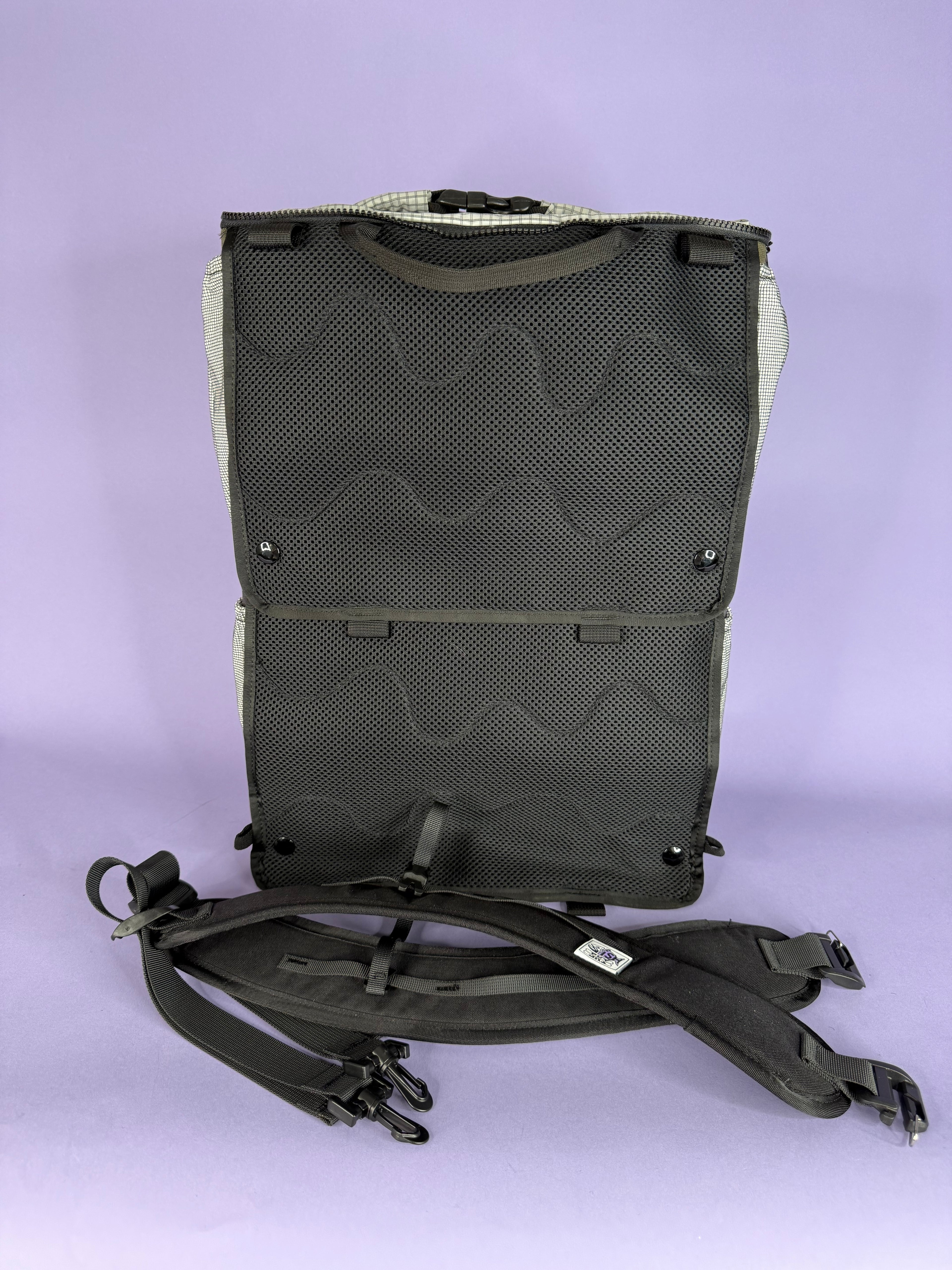 Black & Green Backpack Pannier