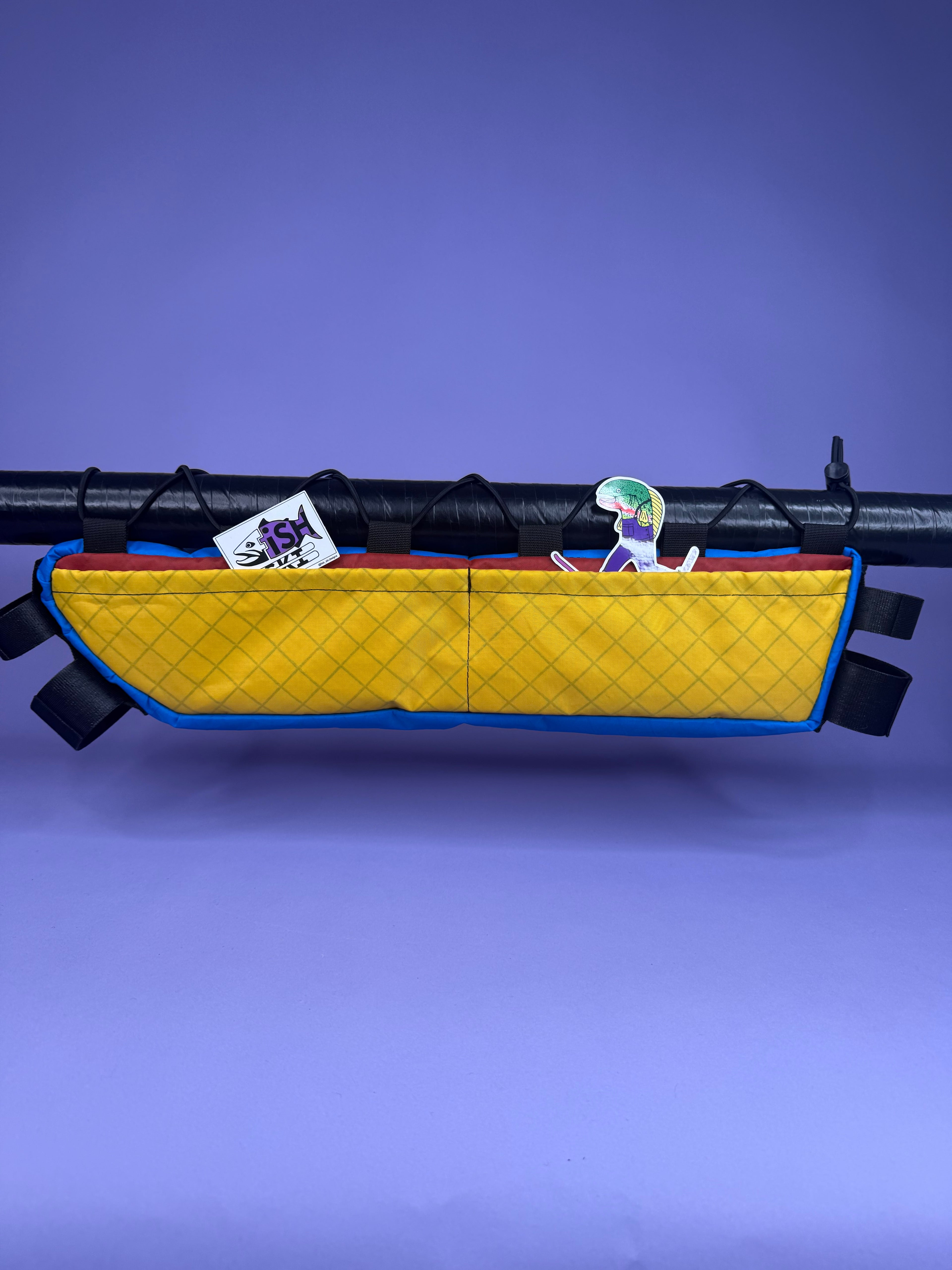 Yellow/Brick Half Frame Bag