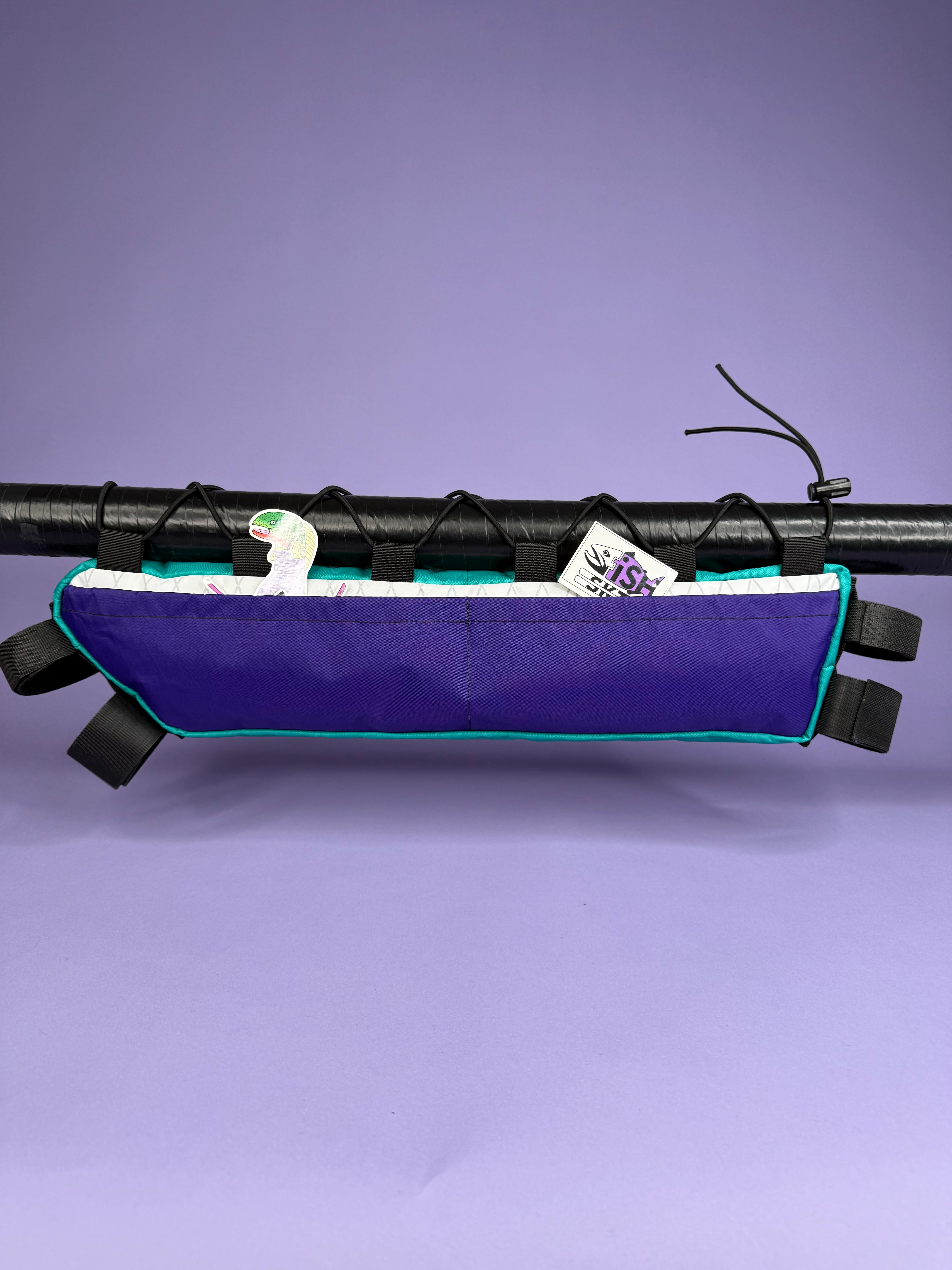 Purple/White Half Frame Bag – Fish-Ski
