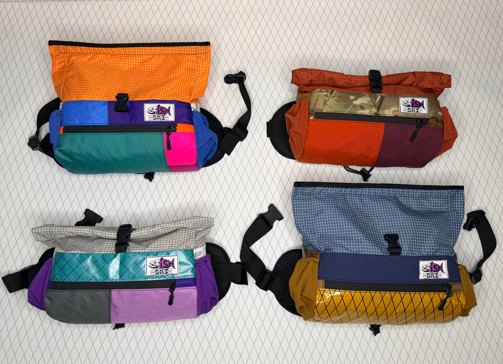 PATCHWORK FANNY PACK / HANDLEBAR BAGS (all colors)