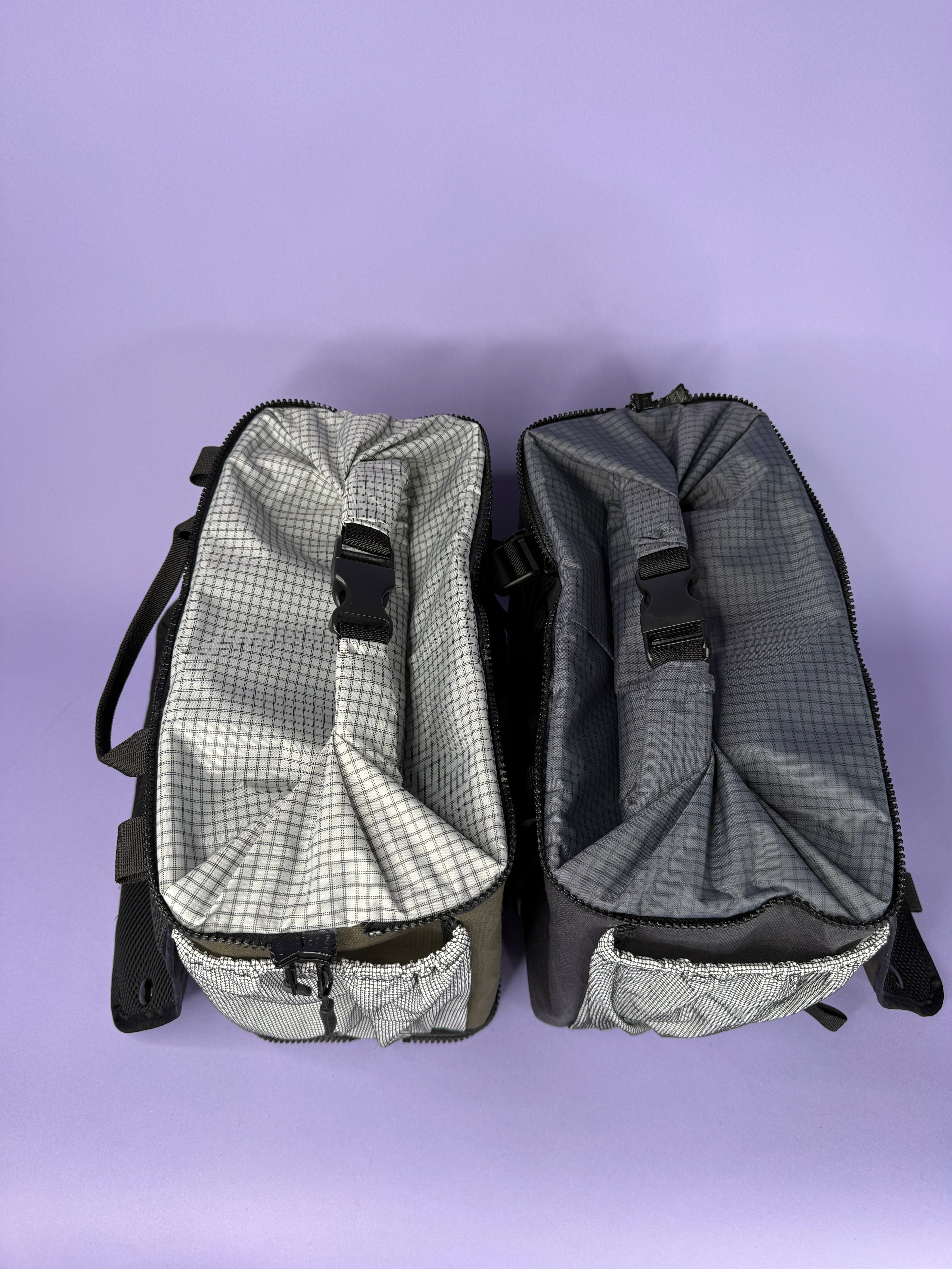 Black & Green Backpack Pannier