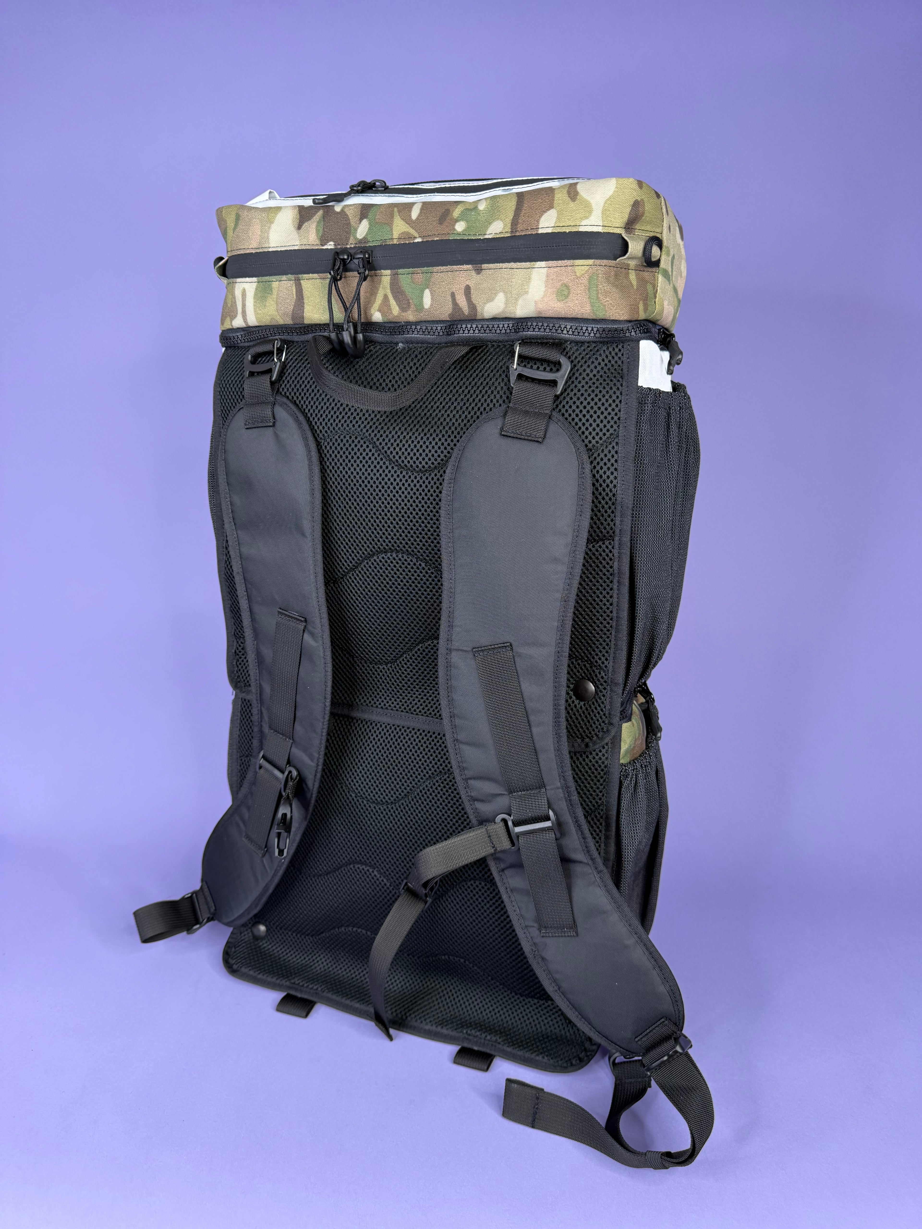 Camo & White Camo Backpack Pannier